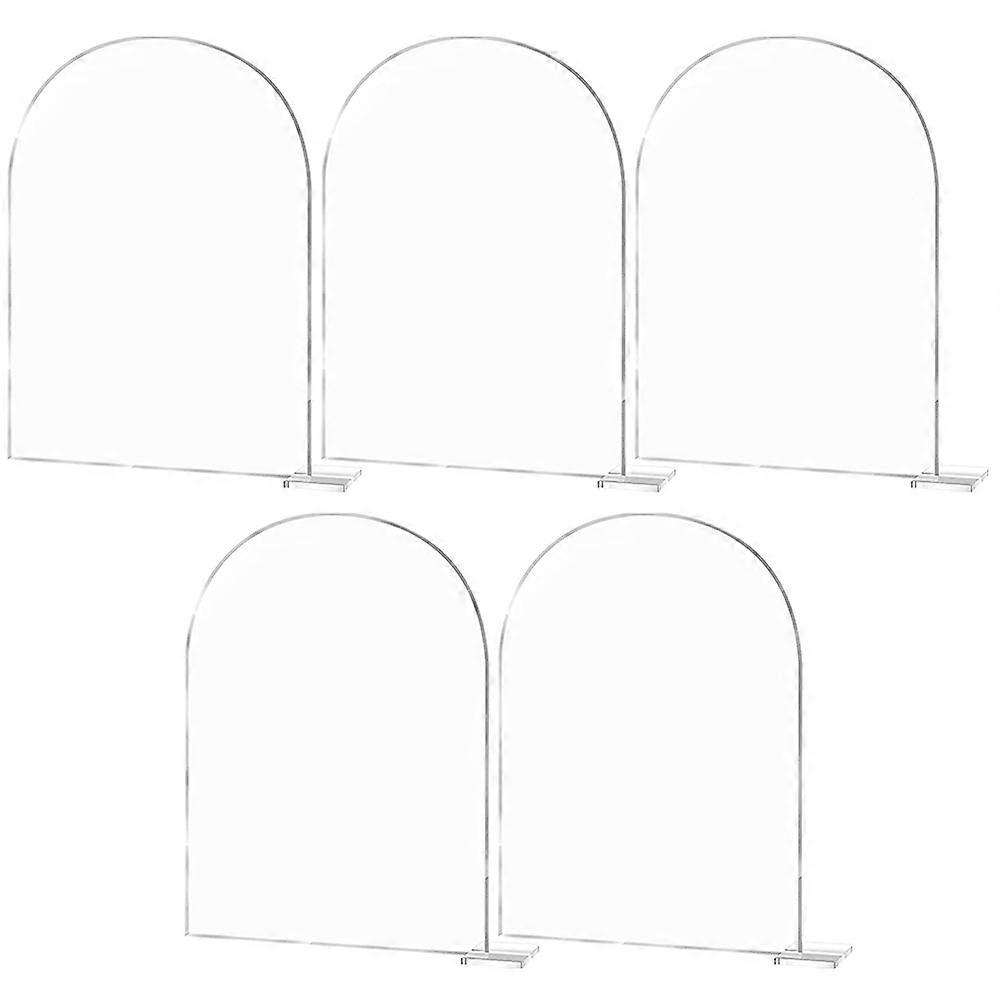 Table Signs For Wedding Acrylic Reusable Arch Shape 5 Sets