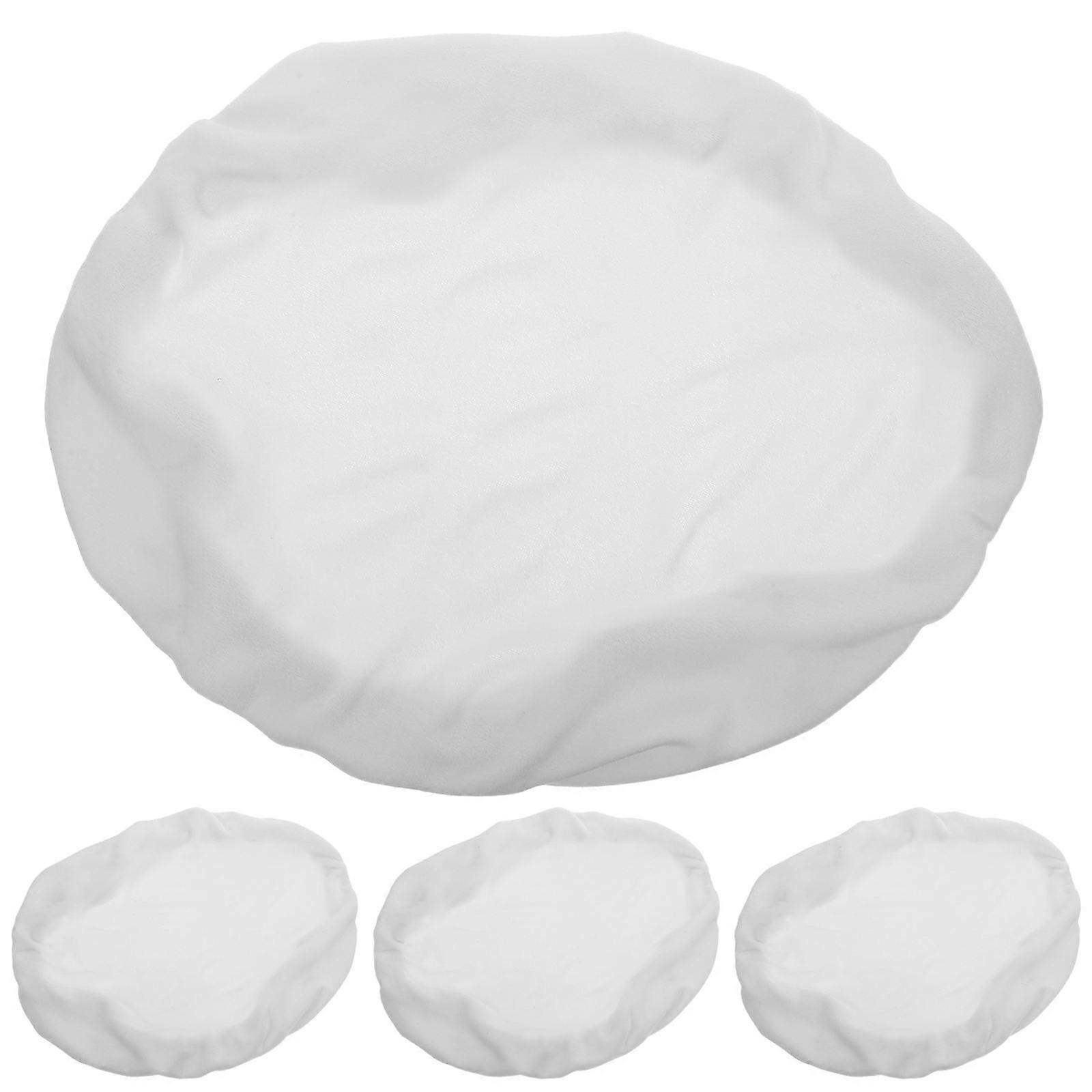 Stool Covers Rectangular Bar Stool Protector Dust Protection Beige 40.00X30.00X0.50CM 4Set