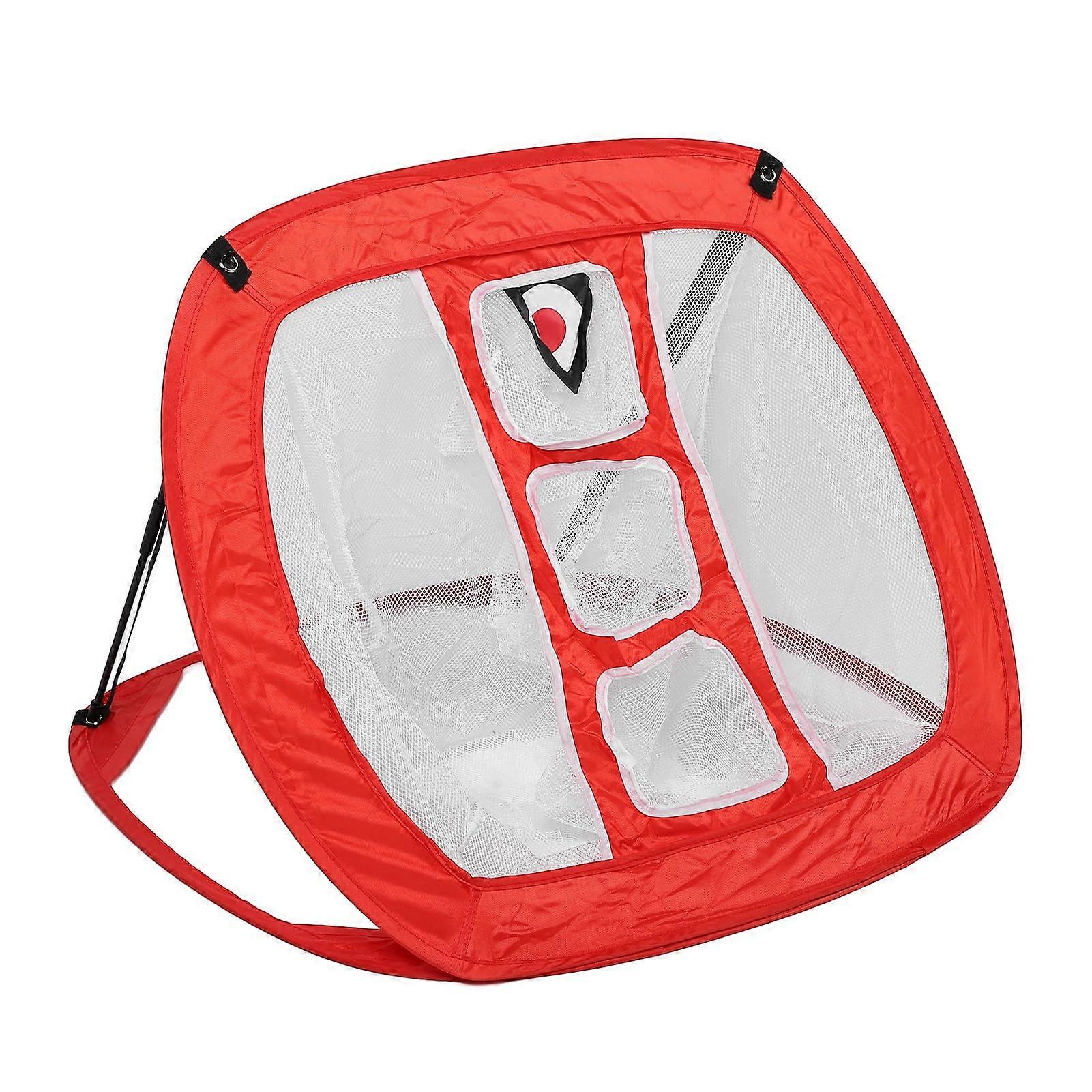 Chipping Net for Golf Practice, Foldable Target Net with High Hardness Fiberglass Rods for Indoor and Outdoor Use