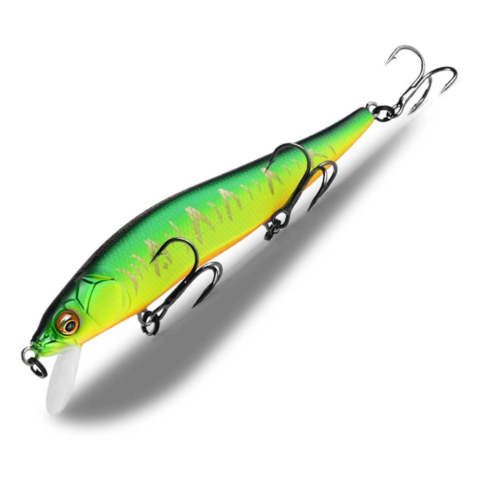 11cm 14g Top Hard artificial bait Minnow bait Wobbler action fishing tackle artificial (Color : 13)