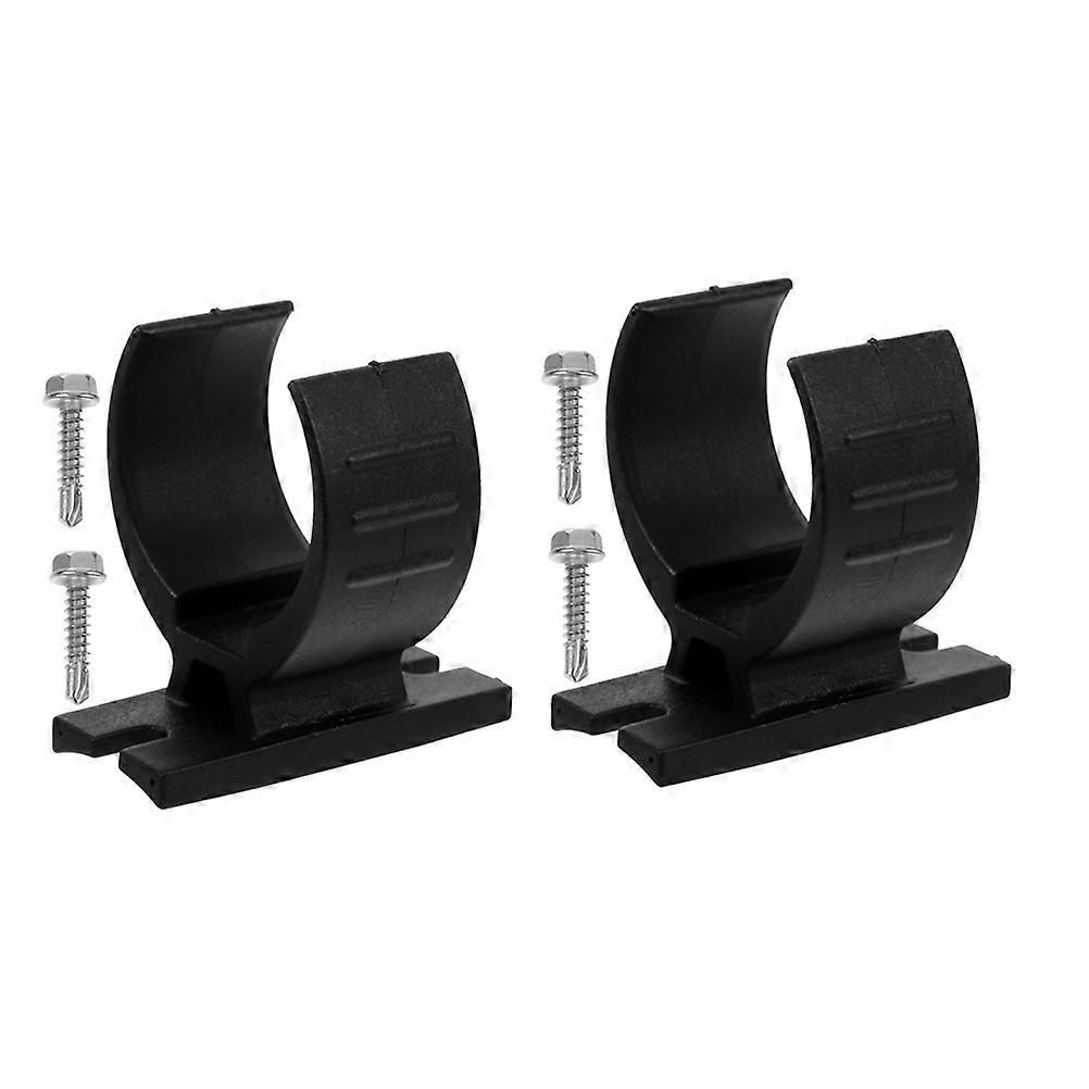 Heavy Duty Trailer Plug Holder Bracket for Pin Connectors Durable RV Electrical Connector Mount, Corrosion Resistant, Stable Towing Part for