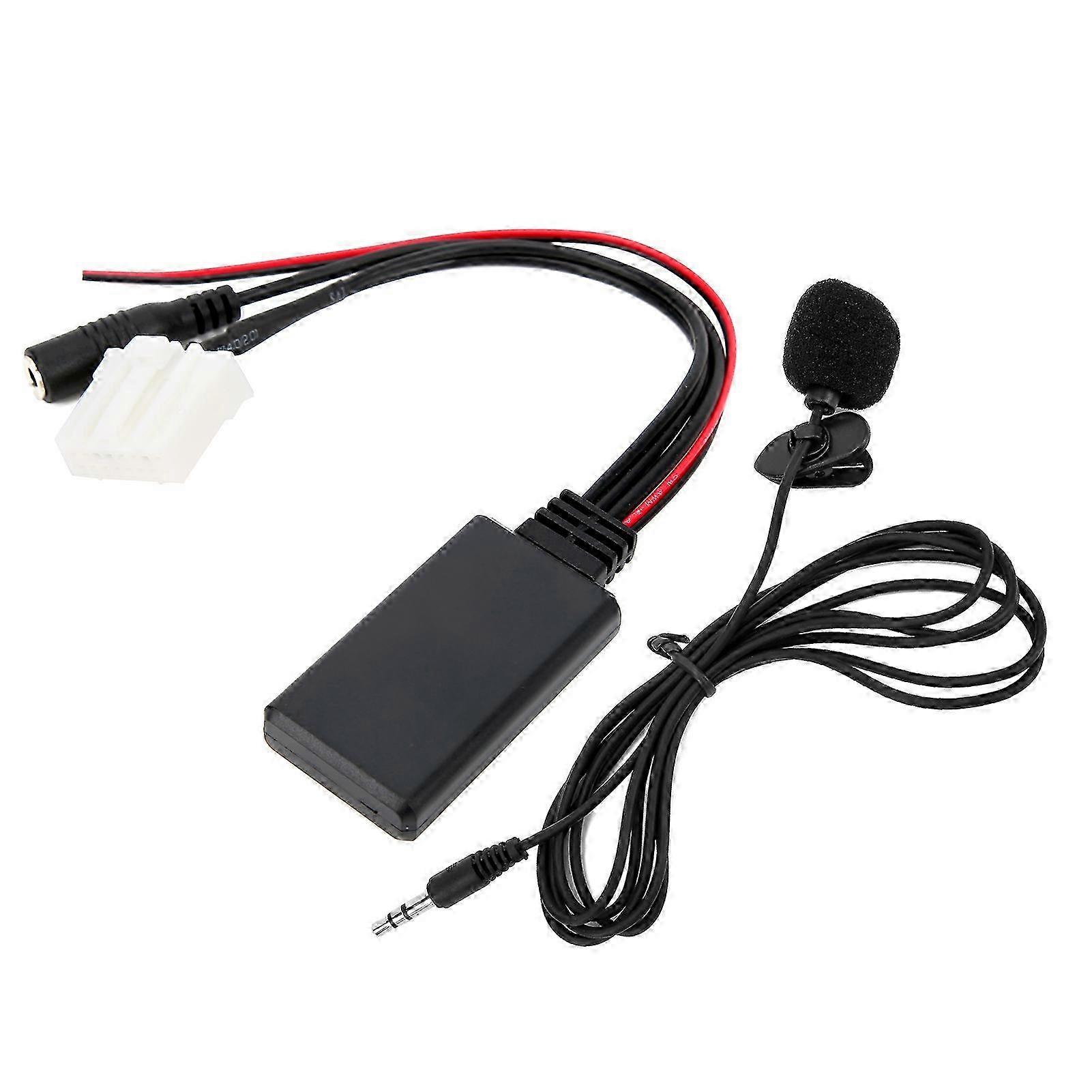 Microphone Adapter Auxiliary Audio Wire Bluetooth 5.0 150cm Length Replacement for a Certain Brand Vehicle