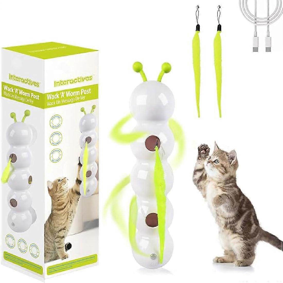 Cat Toy - Smart Motion Electric Cat Toy with Suction Cup for Wall and Window Attachment, Indoor Use