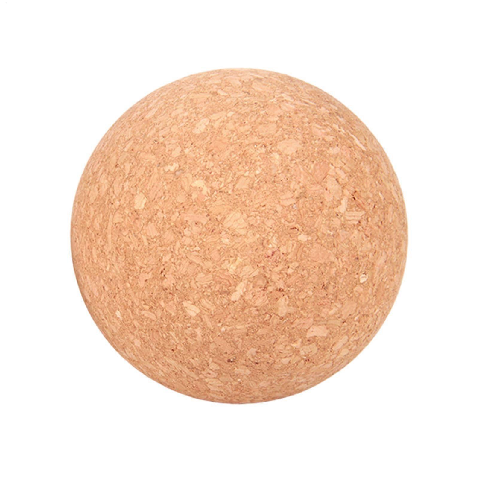 KorkYogaMassage Ball, relieves stress, tension, improves circulation, releases trigger points. 8 cm.