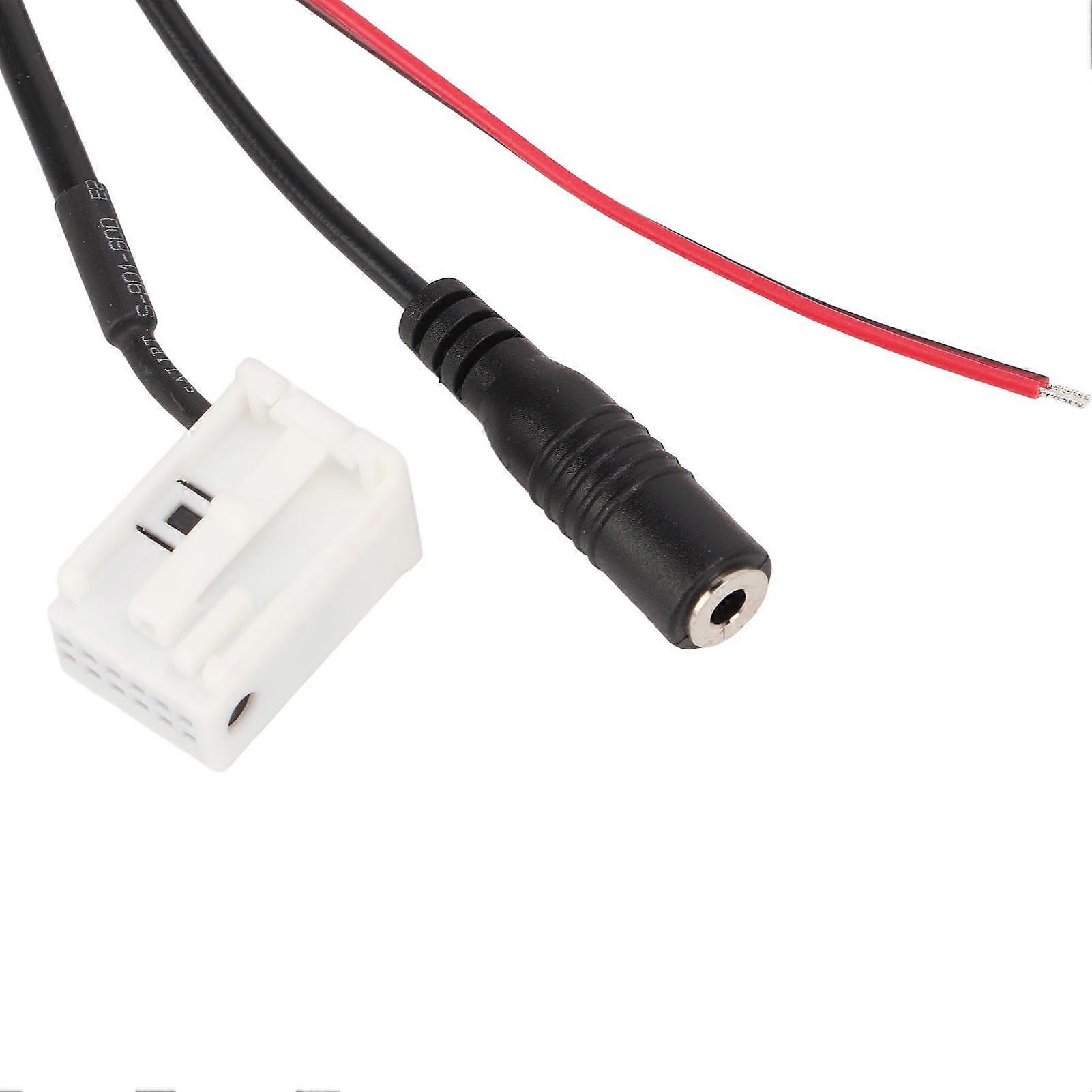 Car Wireless Bluetooth Module 3.5mm Jack AUX Input Lead 1.5m Microphone Cable for Alpine CD Player 2009 Up