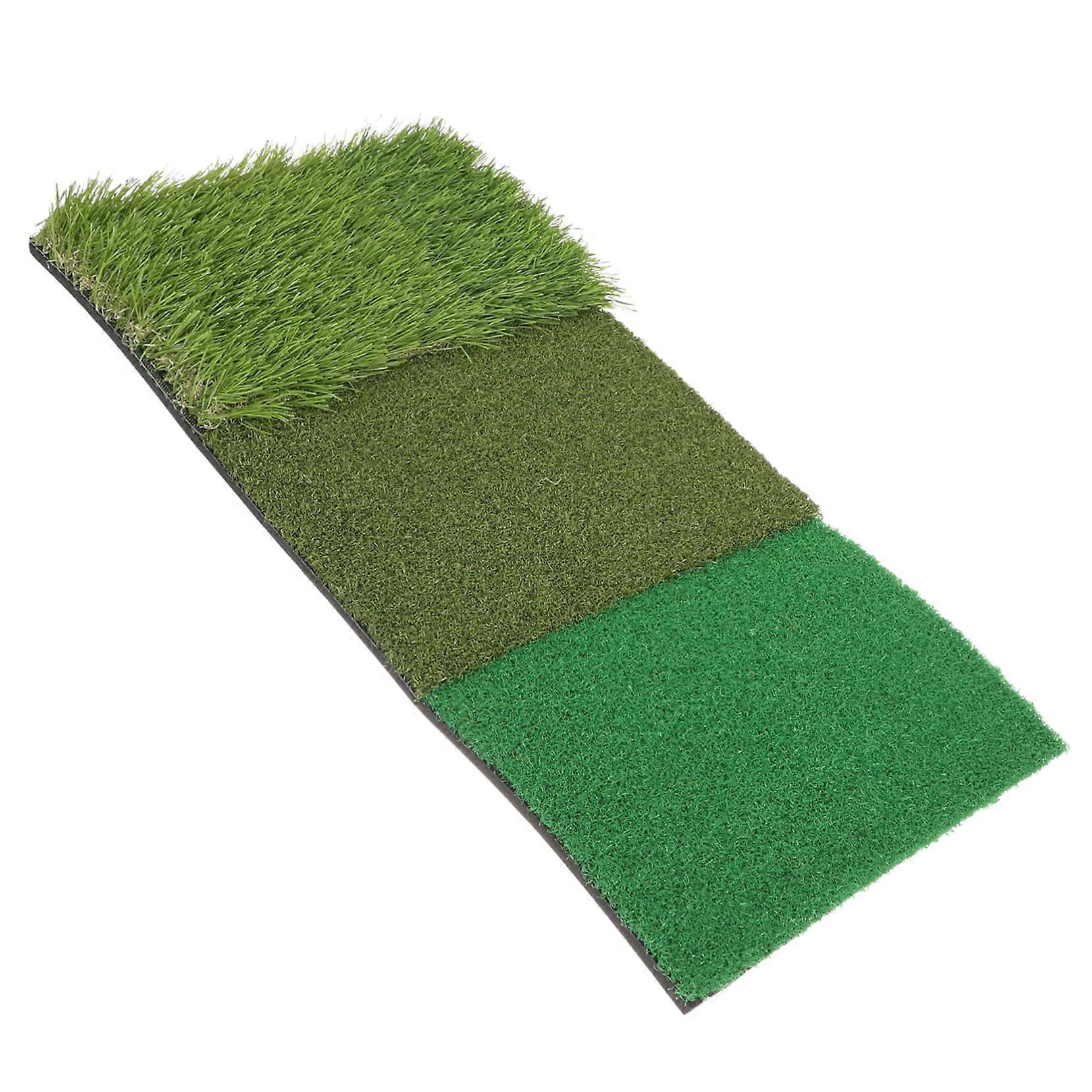 Golf training mat for indoor use, professional, quality and nonslip, durable with realistic feel.