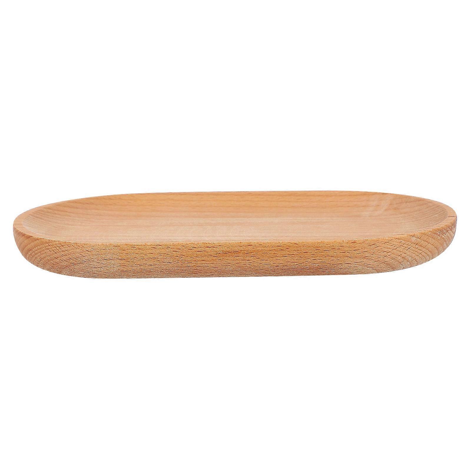 Wood Tray With Handles Multi-Function Dessert Tray Parties Dessert 1Pcs