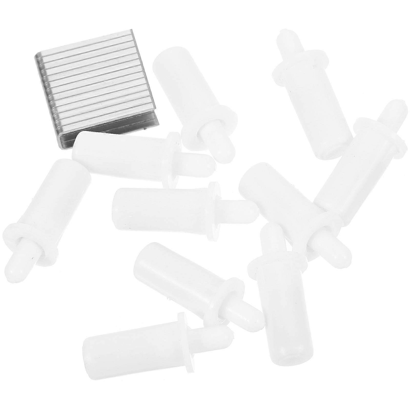 Window Screen Repair Plantation Shutter Repair Kit For Nail Shape White 1Set