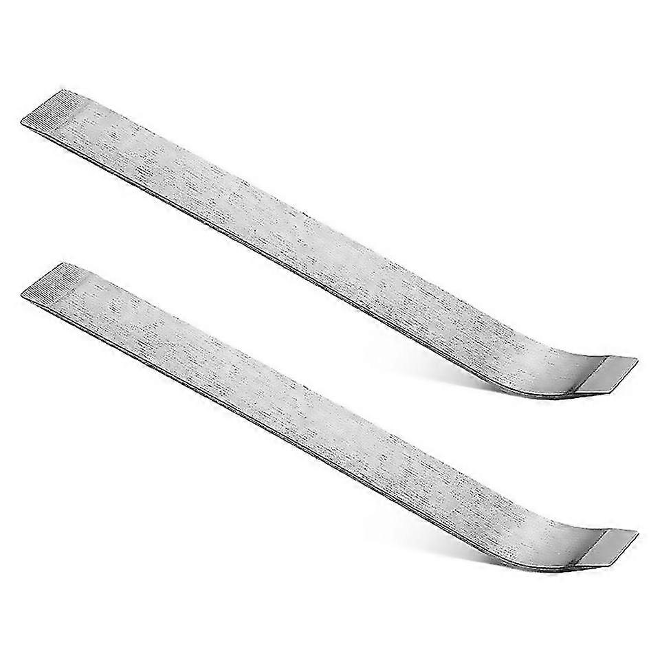 For 2 Panel Removal Tools Sheet Metal Skin Wedge Auto Tool Crowbar,silver