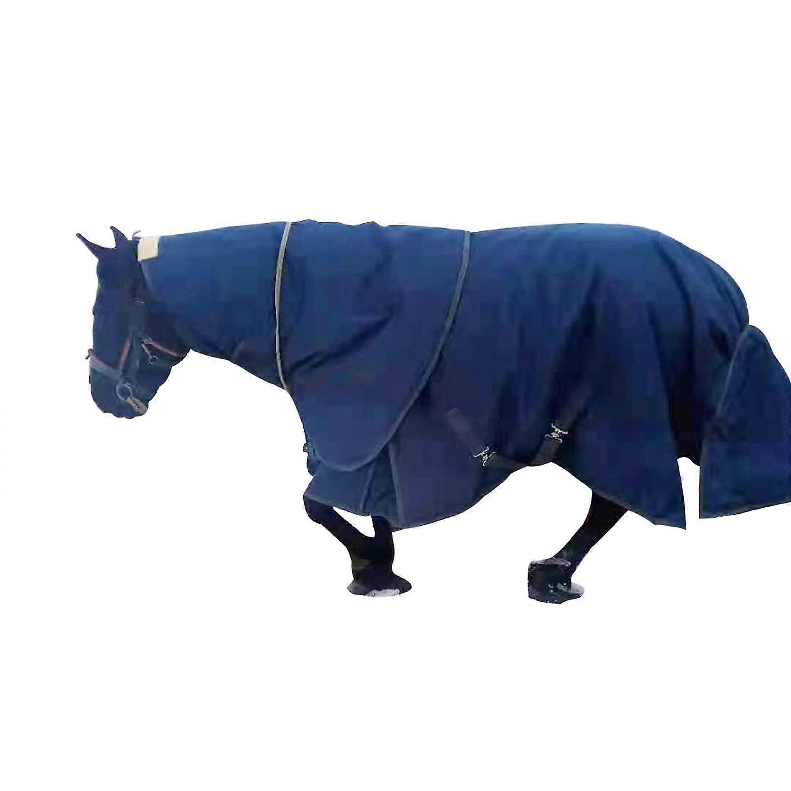 Horse Winter Blanket Waterproof Heavy Duty Fly Sheet for Horses Size 145cm Tibetan 57in Durable Warm Fabric