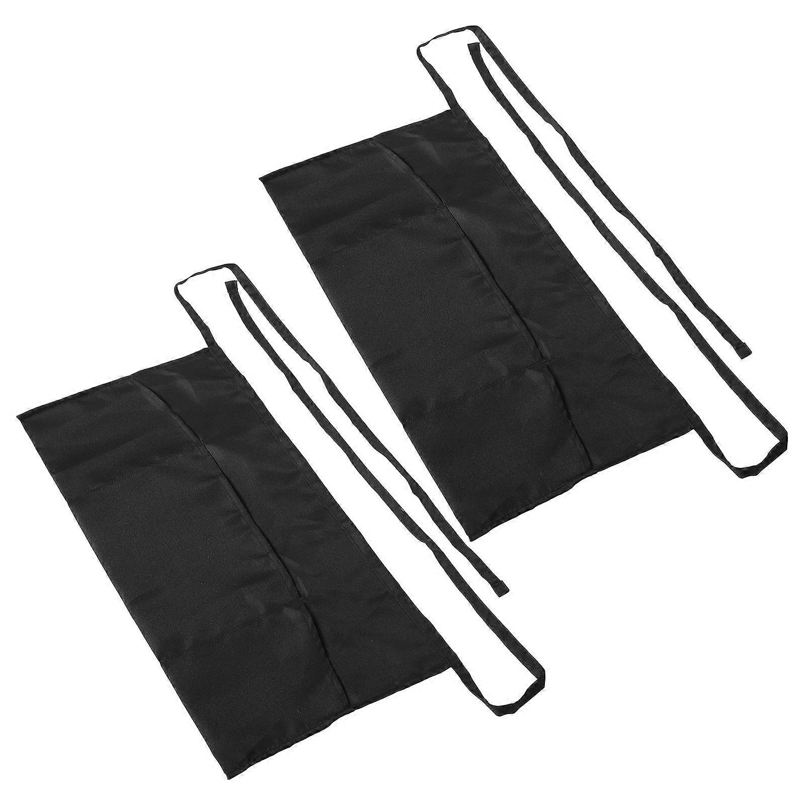 Server Apron Half Waist Design with Pockets for Men Women – Easy Clean, 2pcs for Gardening, Painting, Kitchen & Artist Use