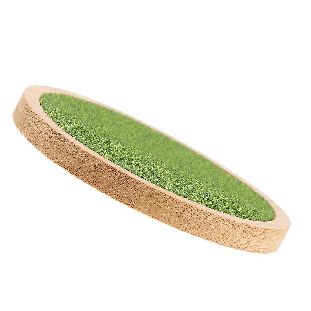 Pedestal Base Stand Display Base Model Grass Riser Stand Hobbyists Light Green Color Plastic Material 1Set