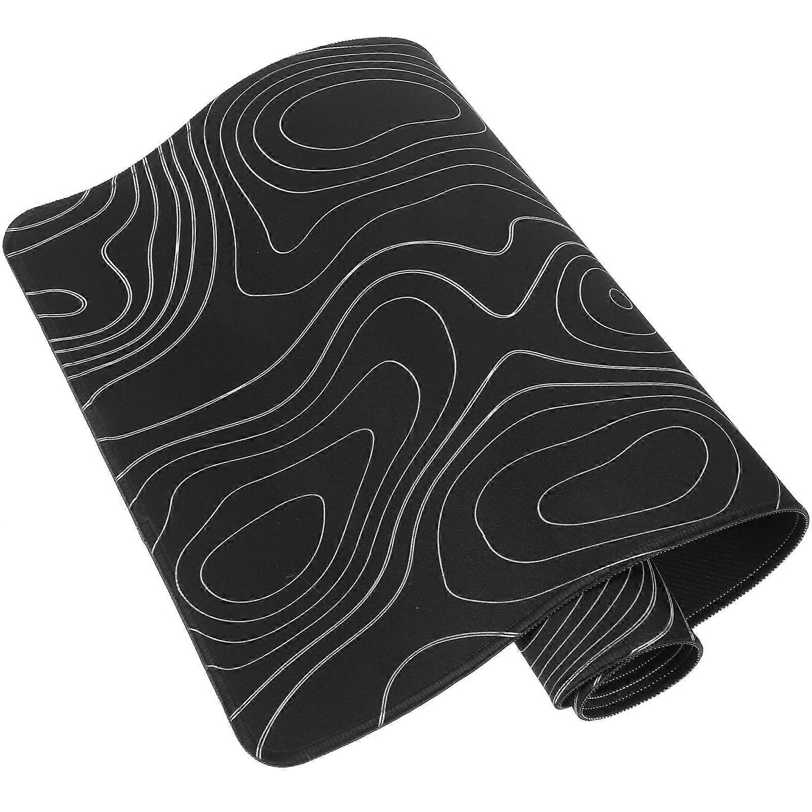 Non Slip Textured Table Pad for Keyboard and Mouse   Large Protective Desk Mat for Office and Gaming with High Precision Print