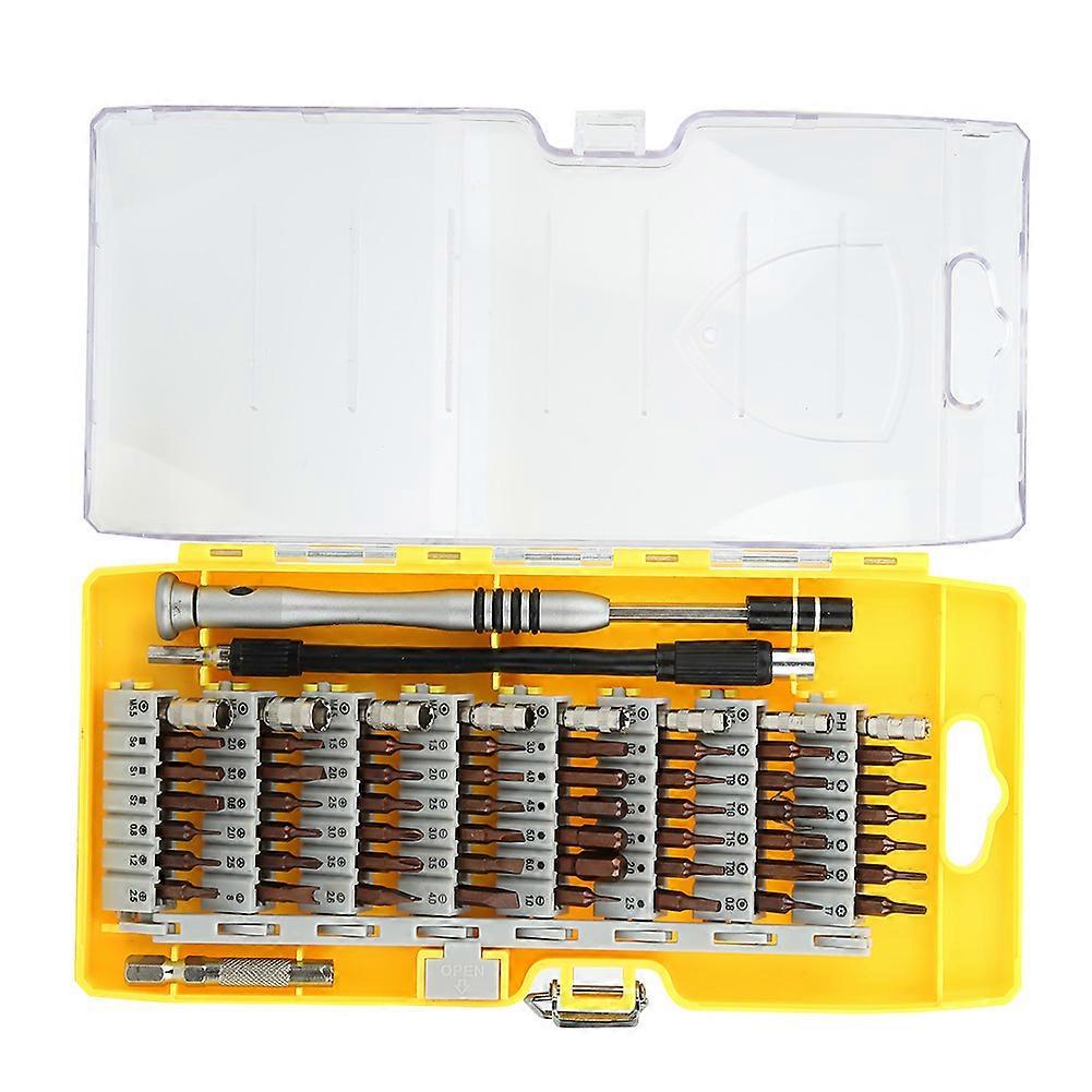60In1 MultiFunction Disassembly Screwdriver Bits Set Repairing Tools for Phones Glasses