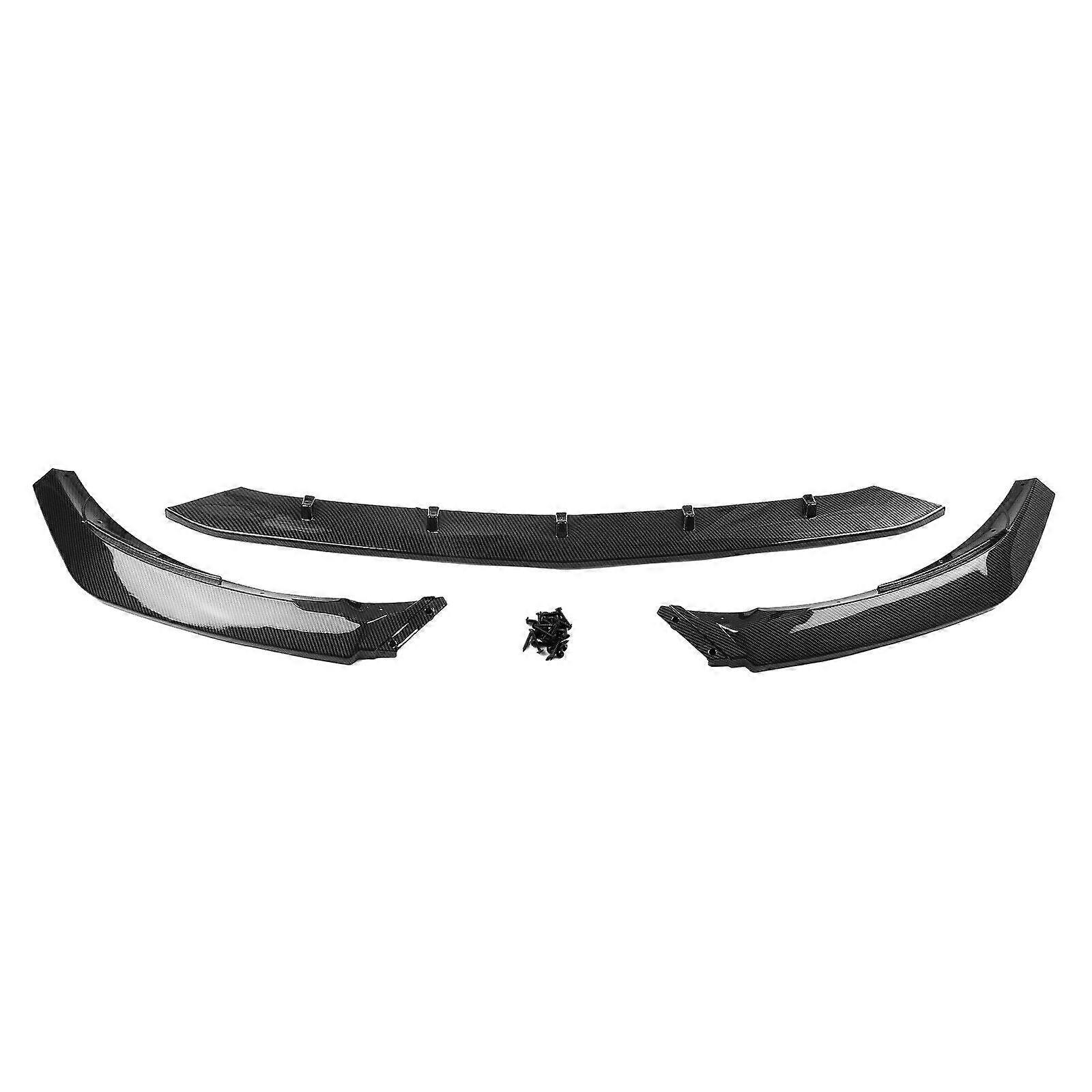 3X Front Bumper Spoiler Lip Kit Fits Benz A Class W176 A45 Amg Hatchback 2015-18