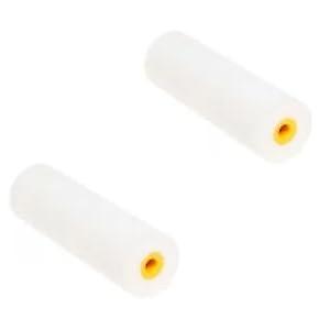 FOLTAPE 2 x Moltoprene Paint Roller Mini 5 cm Foam Roller for Oil, Varnish, Glaze