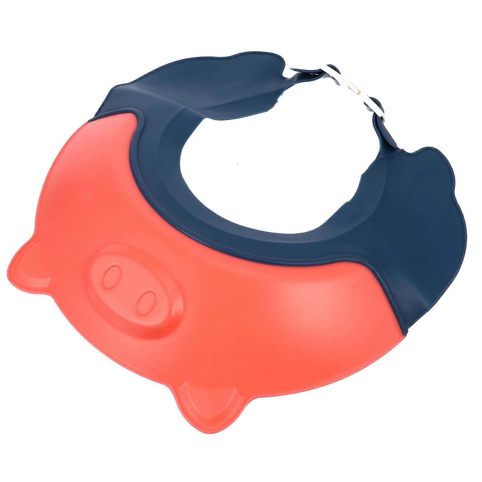 Pig Design Shower Cap for Bathing Durable Protective Ear Cover for Hair Washing, Fun and Functional Bath Accessory