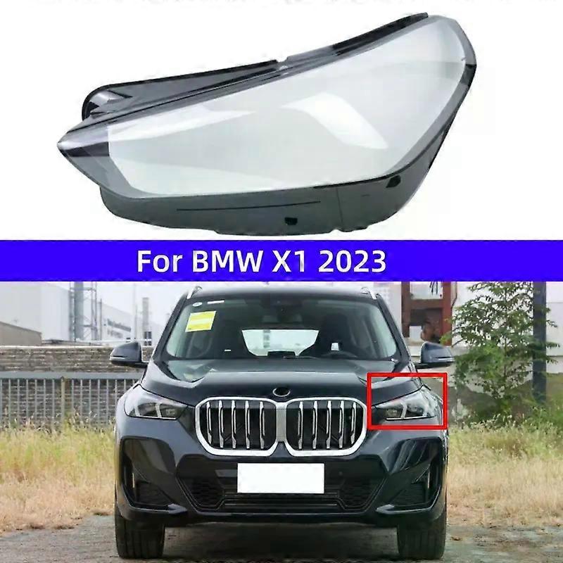 For BMW X1 2023 Headlamp Cover Transparent Lamp Shade Headlight Shell Lens Plexiglass Replace The Original Lampshade-2Pcs Left And Right