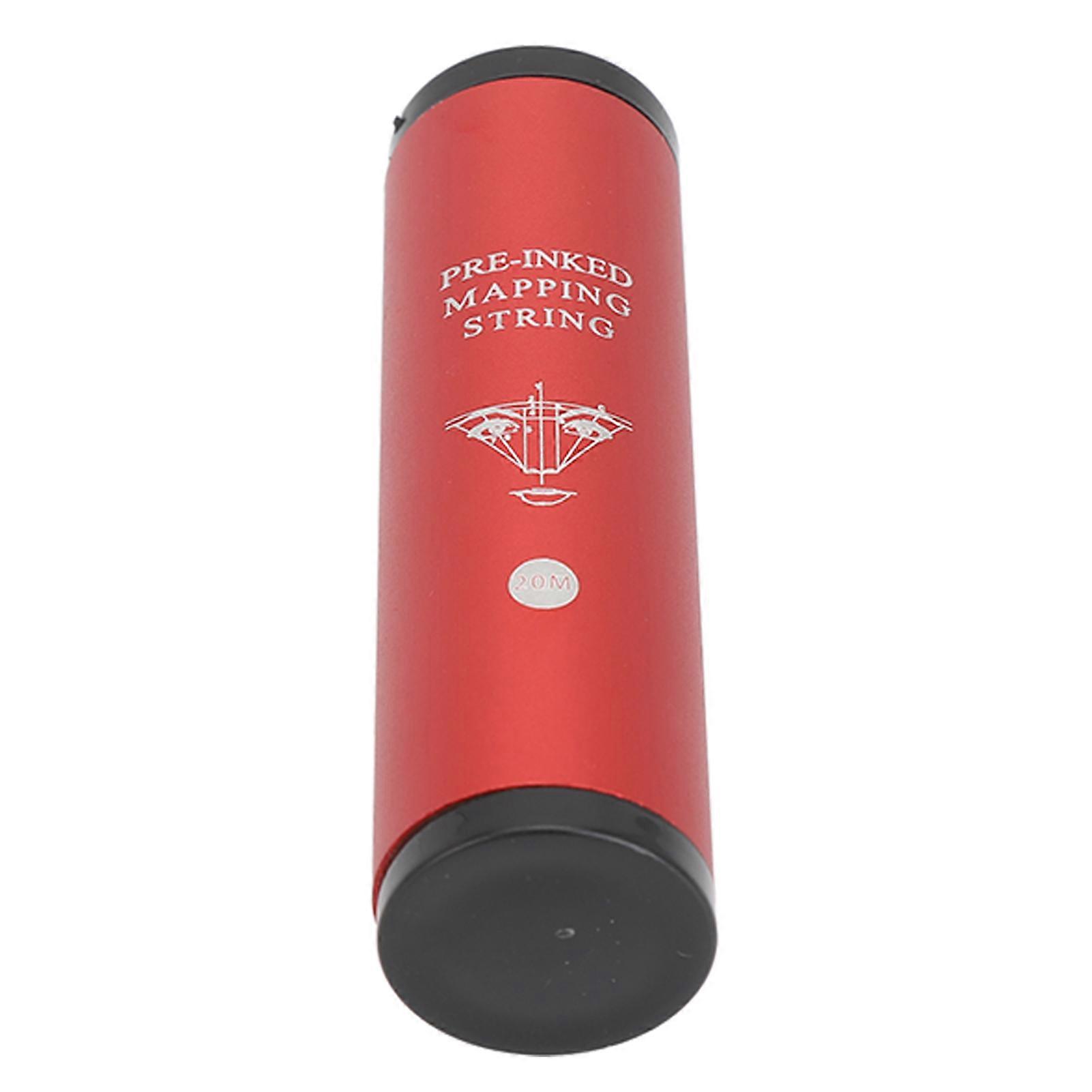 Brow Mapping String 65.6ft Beauty Salon Makeup Pre Inked Eyebrow Mapping String Microblading Supplies Red