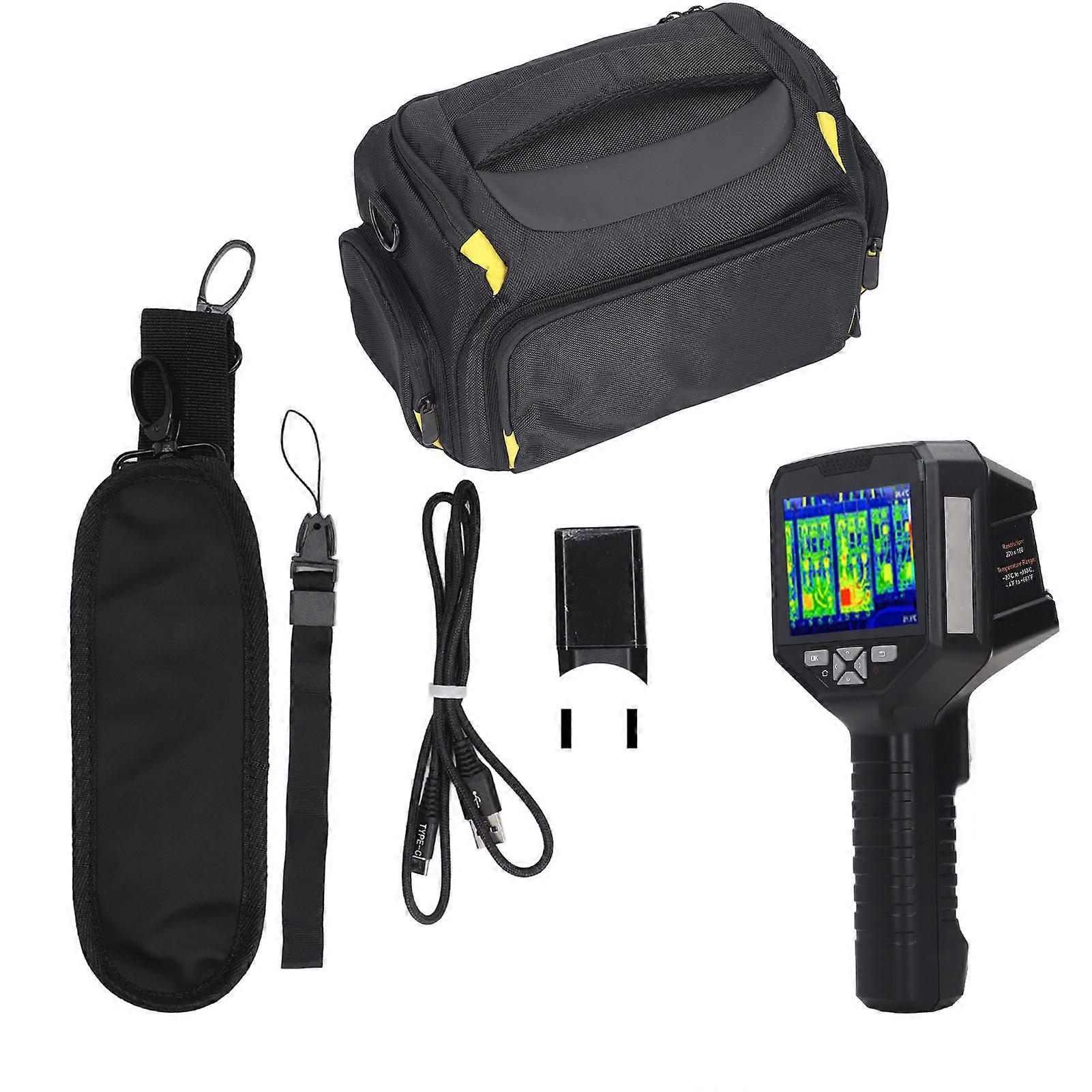 Infrared Thermal Imager 320x240 Handheld Thermal Imaging Thermography Camera with WiFi Function 100‑240V US Plug