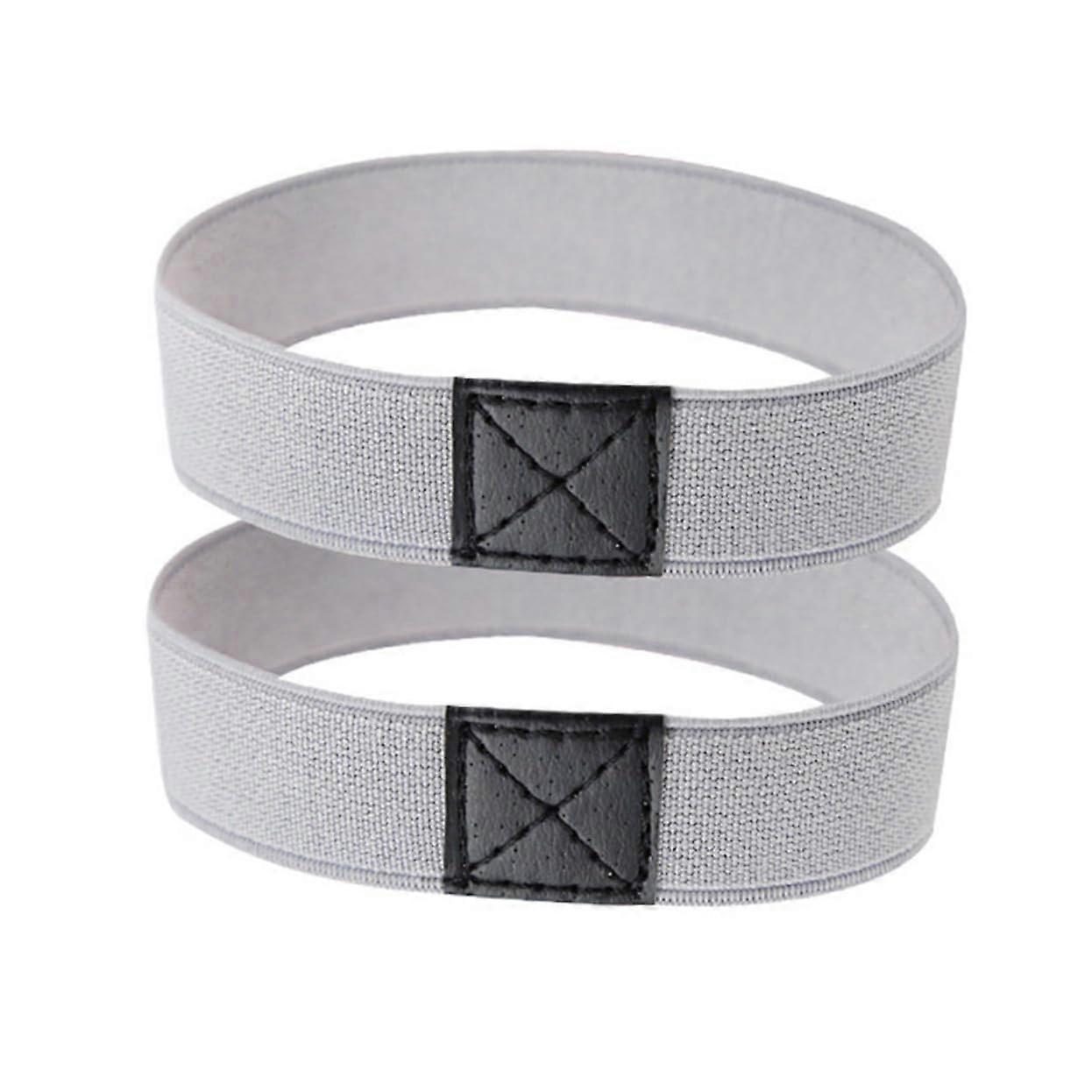 2 Pairs of Heel Shoe Straps, AntiLoose Laces, Light Grey