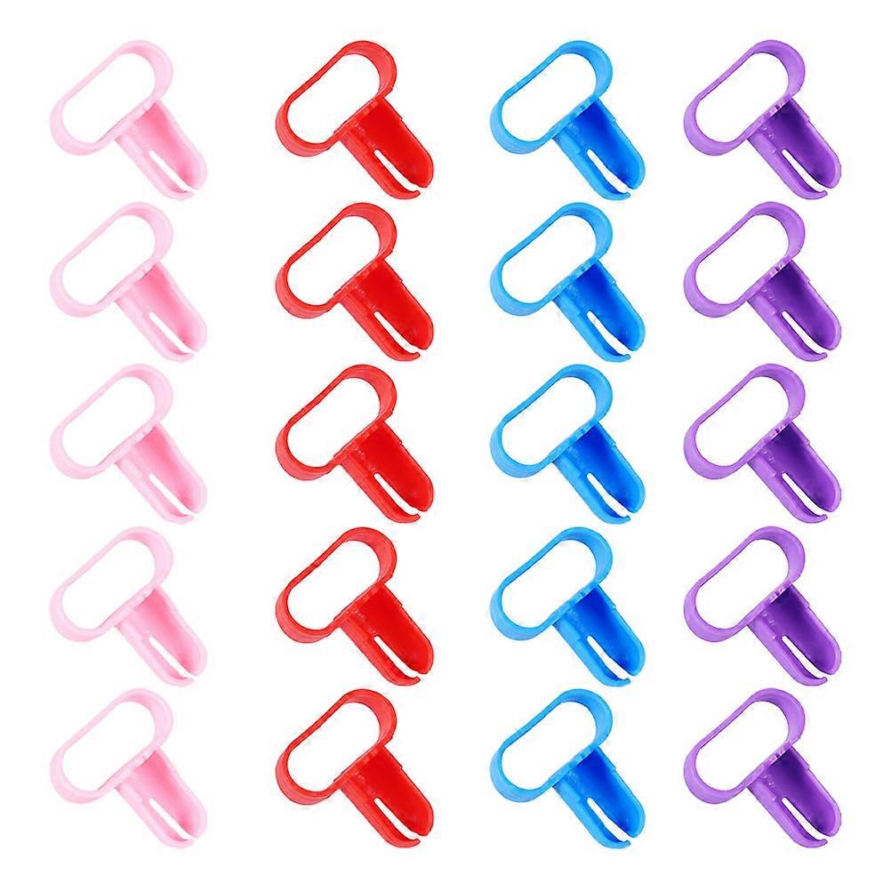 Balloon Tying Aid 20Pcs Knotting Tool For Balloon Decoration Tools Easy To Use Left Handed Right Handed Compatible Durable Design