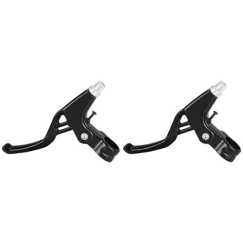 Aluminum Alloy Bike Brake Levers – Durable, Lightweight Replacement Handles for Mountain Bikes, Comfortable Grip for Long Rides