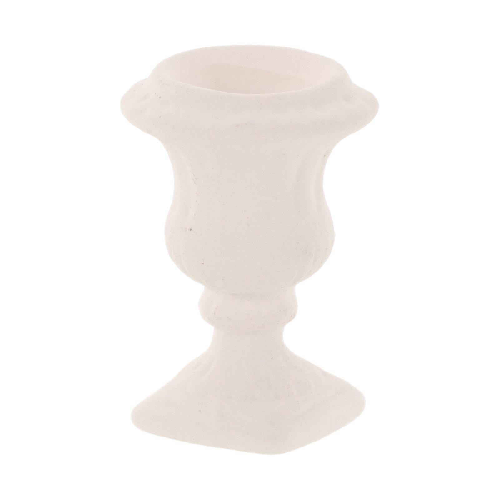 Ceramic Decorative Miniature Vase for Decor White Mini Flower Pot