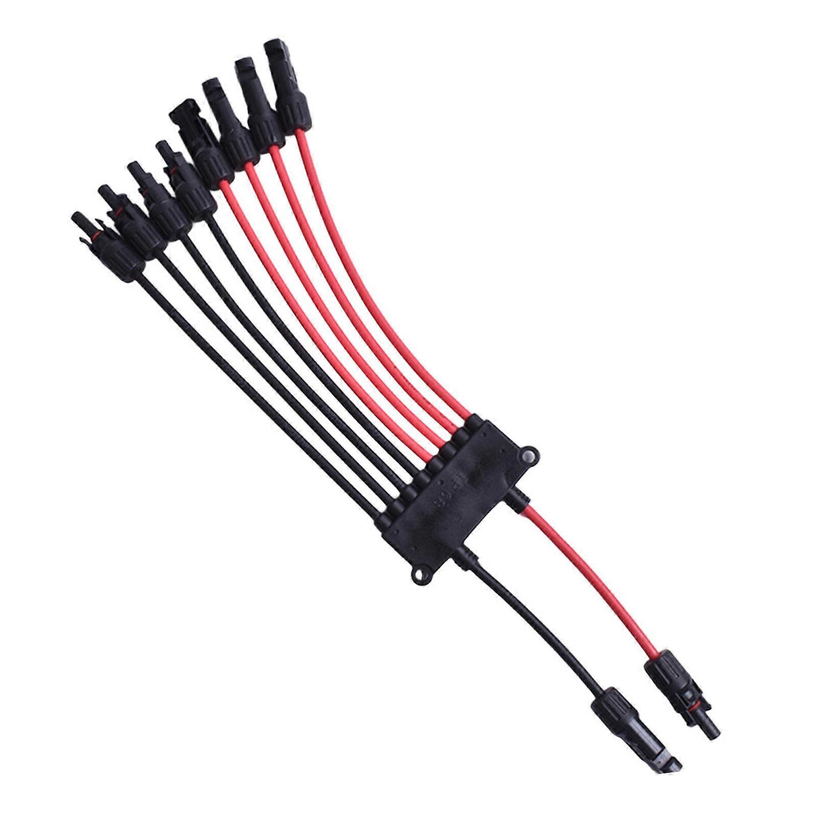Strong Solar Panel Y Splitters Connector Featuring Corrosion Resistance & Quick Setups Splitters Cable for Outdoor Use Multicolor