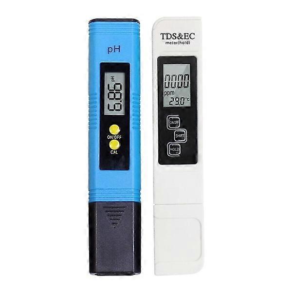 pH meter, 4 in 1 pool pH tester electronic PH meter TDS water quality meter and pH test for drinking water aquariums hydroponics pool, RO system, labo