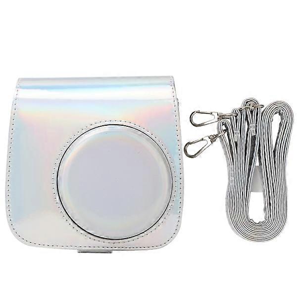 Protective bag with shoulder strap for Instax Mini 8/8+9 (Silver)