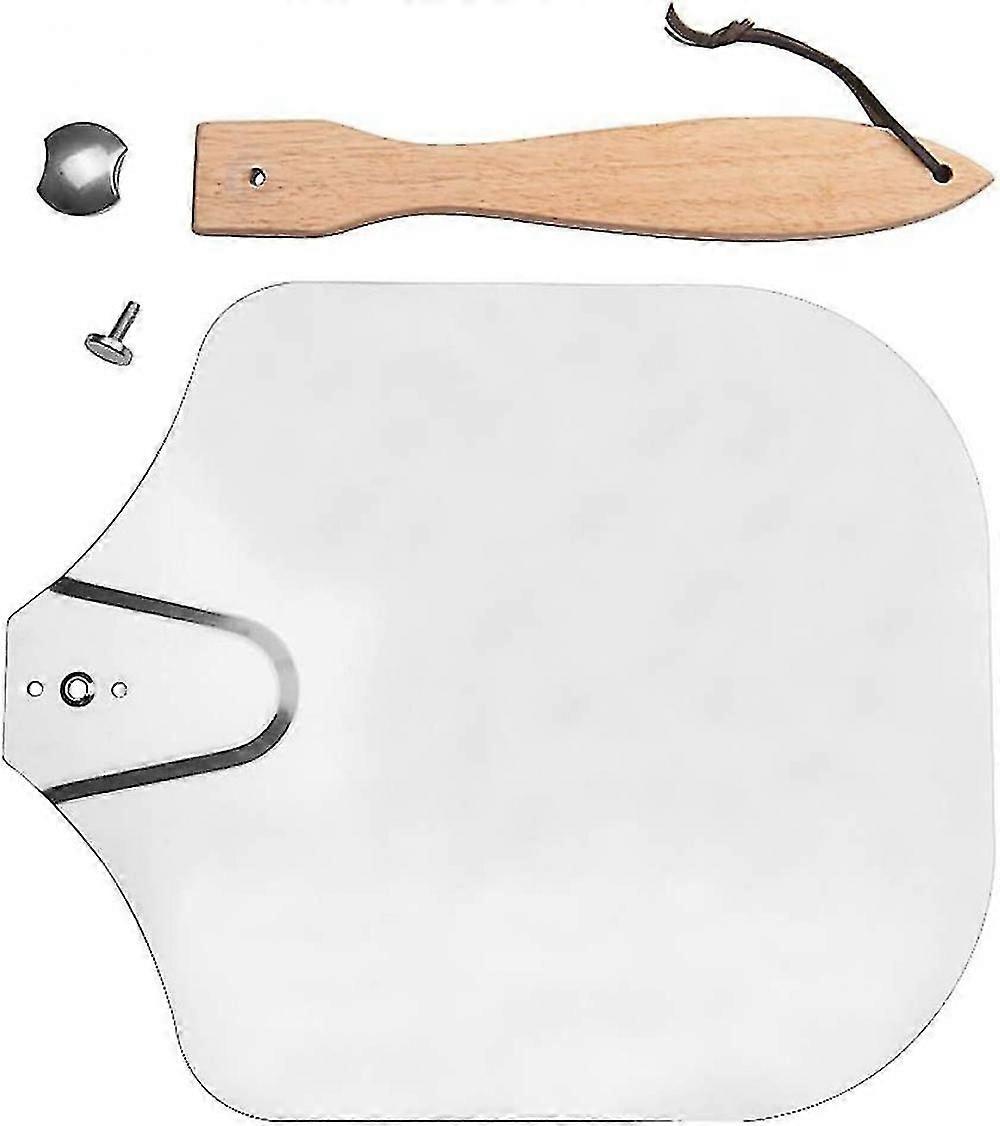 Pizza Peel, pizza Spatula With Foldable Wooden Handle, Lifter Pizza Shovel For Pizza Oven,for Homemade Baking Lovers Like Pizza
