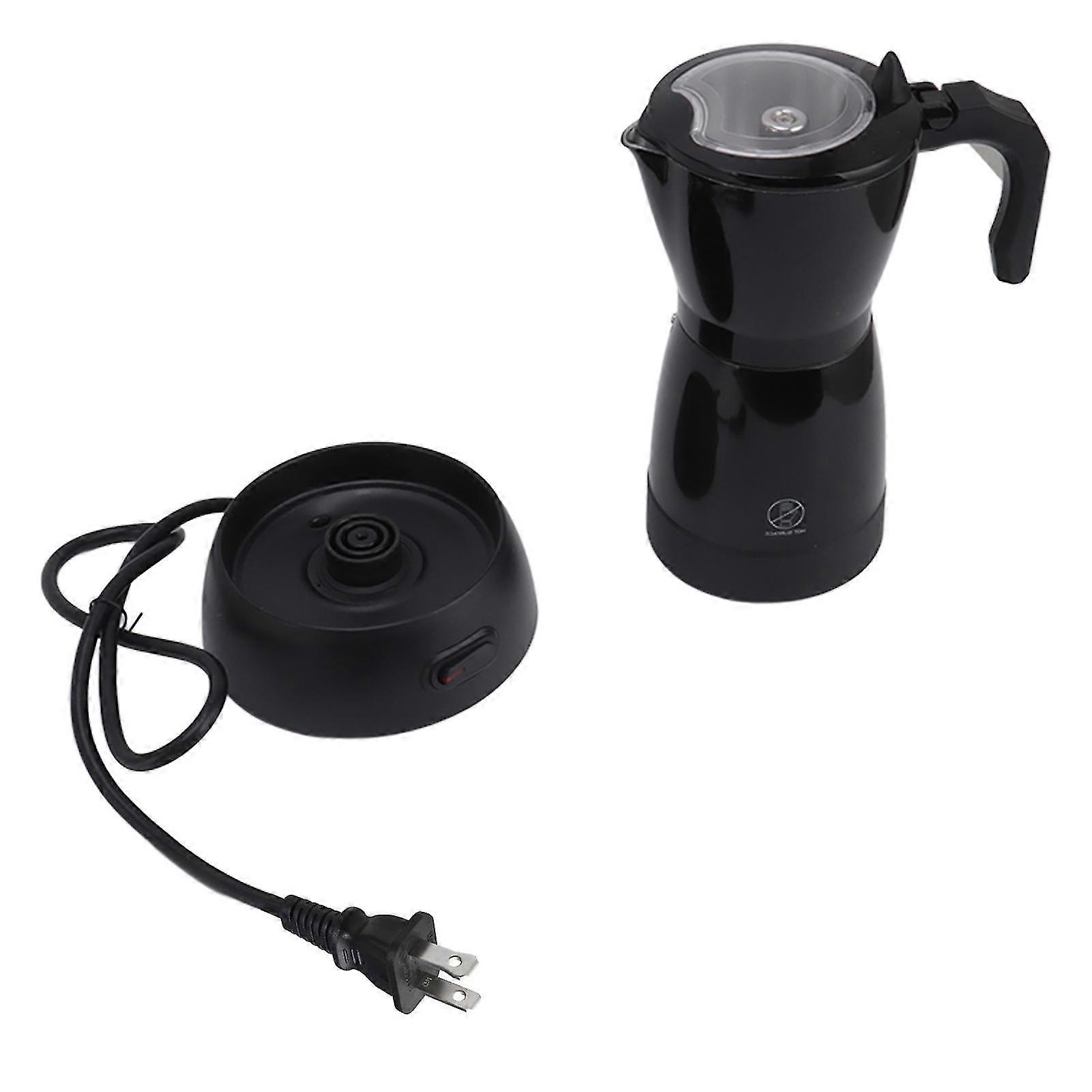 Moka Pot Visible 300ml Fine Holes 550w 6 Cup Camping Moka Coffee Pot For Moka Cappuccino Latte