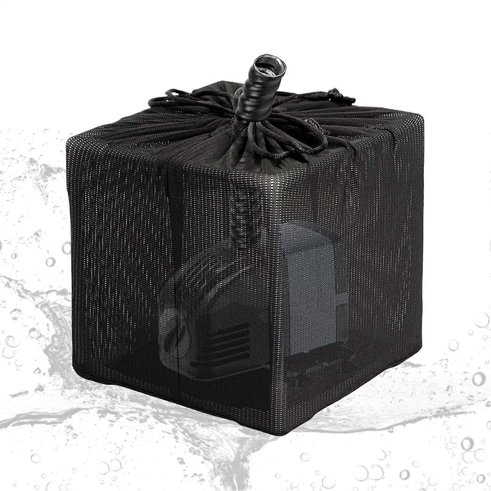 Pump Filter Bag, Pond Filter Covers with Fine Mesh Net Fine Mesh Clogging Protection for Aquarium, Fountains, Garden Ponds, Outdoor Fish Container