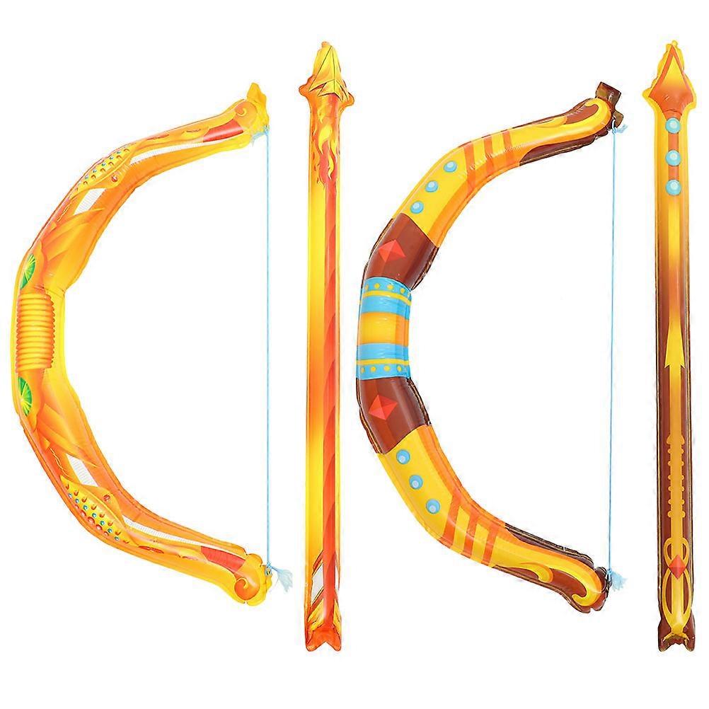 Foil Balloons Birthday Inflatable Arrow and Bow Shaped Balloons Assorted Color Photography Props 78.50X10.00X8.00cm 1 Set