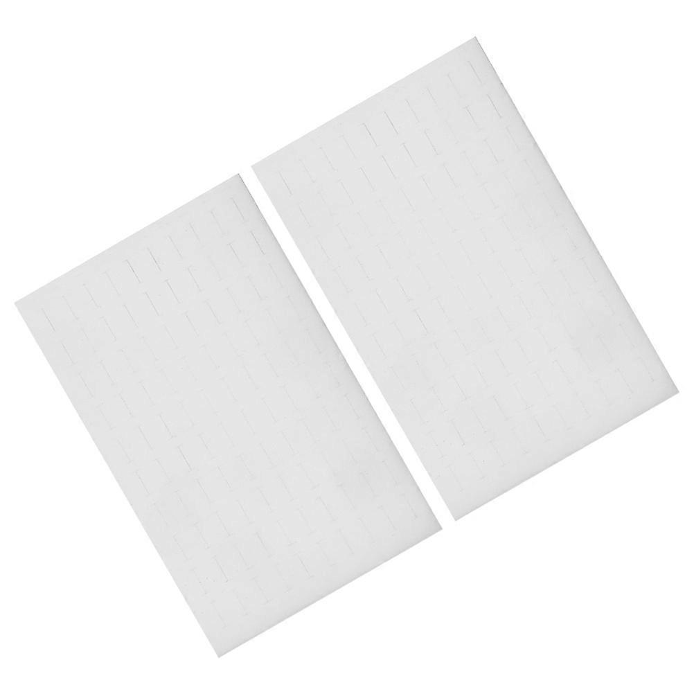 White Sponge Jewelry Insert for Rings and Earrings with Multislot Design Soft and Comfortable for Home Use 2 Pcs