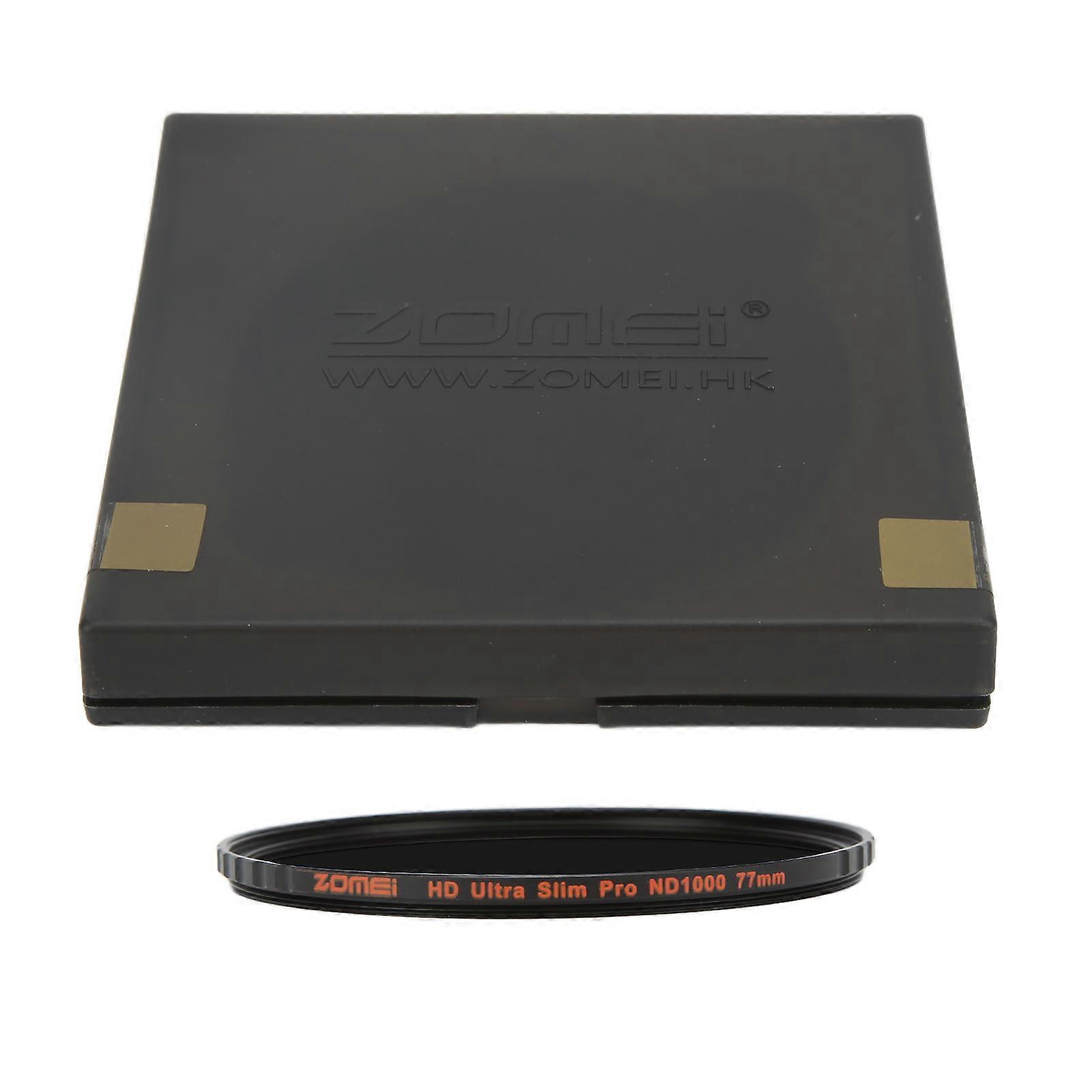 Zomei ND Lens Filters Neutral Density 1000 Ultra Thin High Definition Filter for SLR Camera77MM