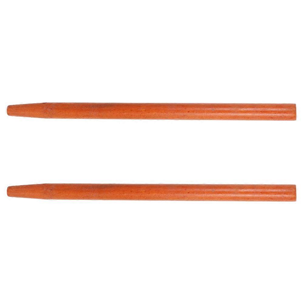 Universal Compatibility Wood Handle Hardwood Multi-Use For Hoes Spade Outdoor Agricultural Tasks 2Pcs