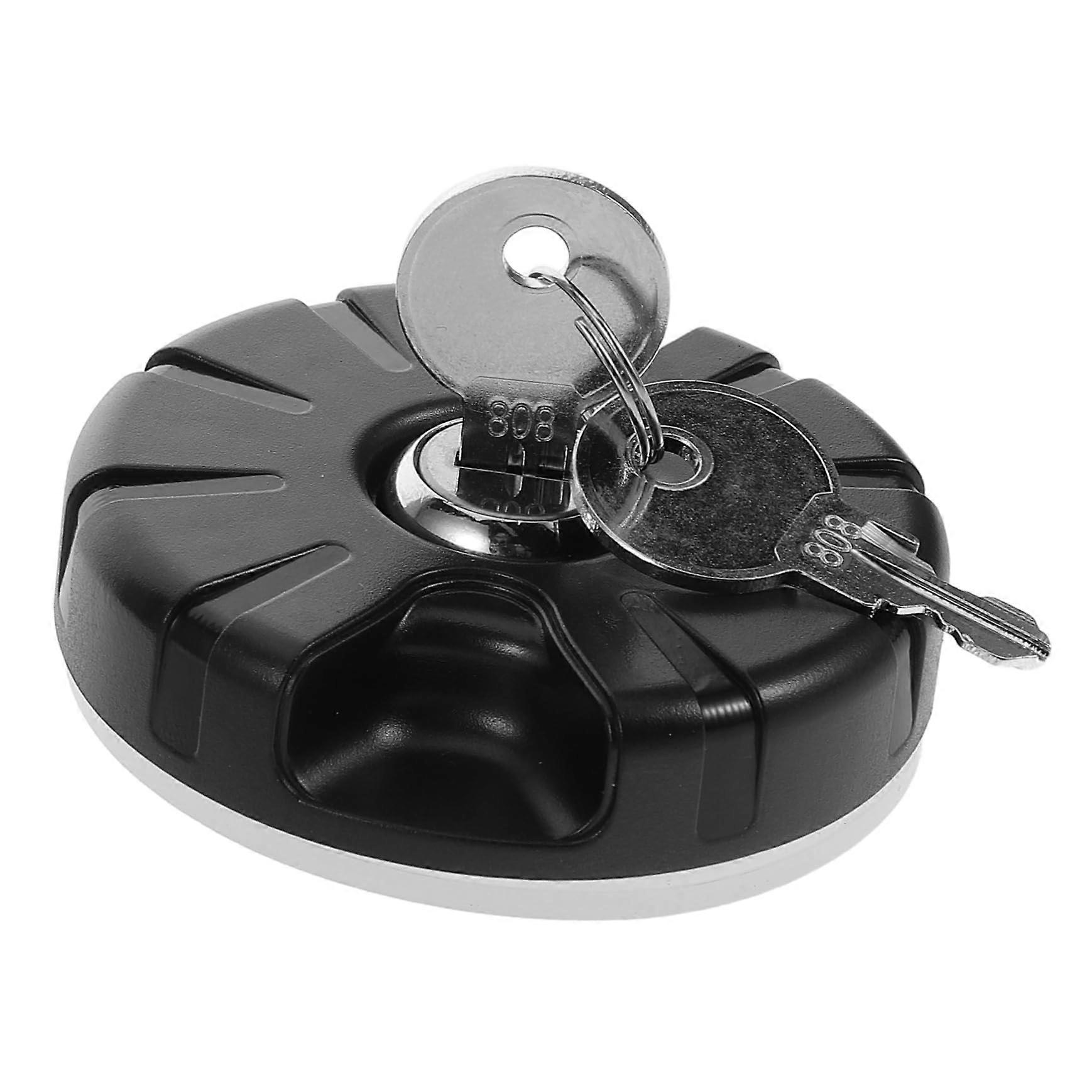 Lockable gravity water inlet cap with seal for RVs, campers, and motorhomes. Leakproof and versatile.