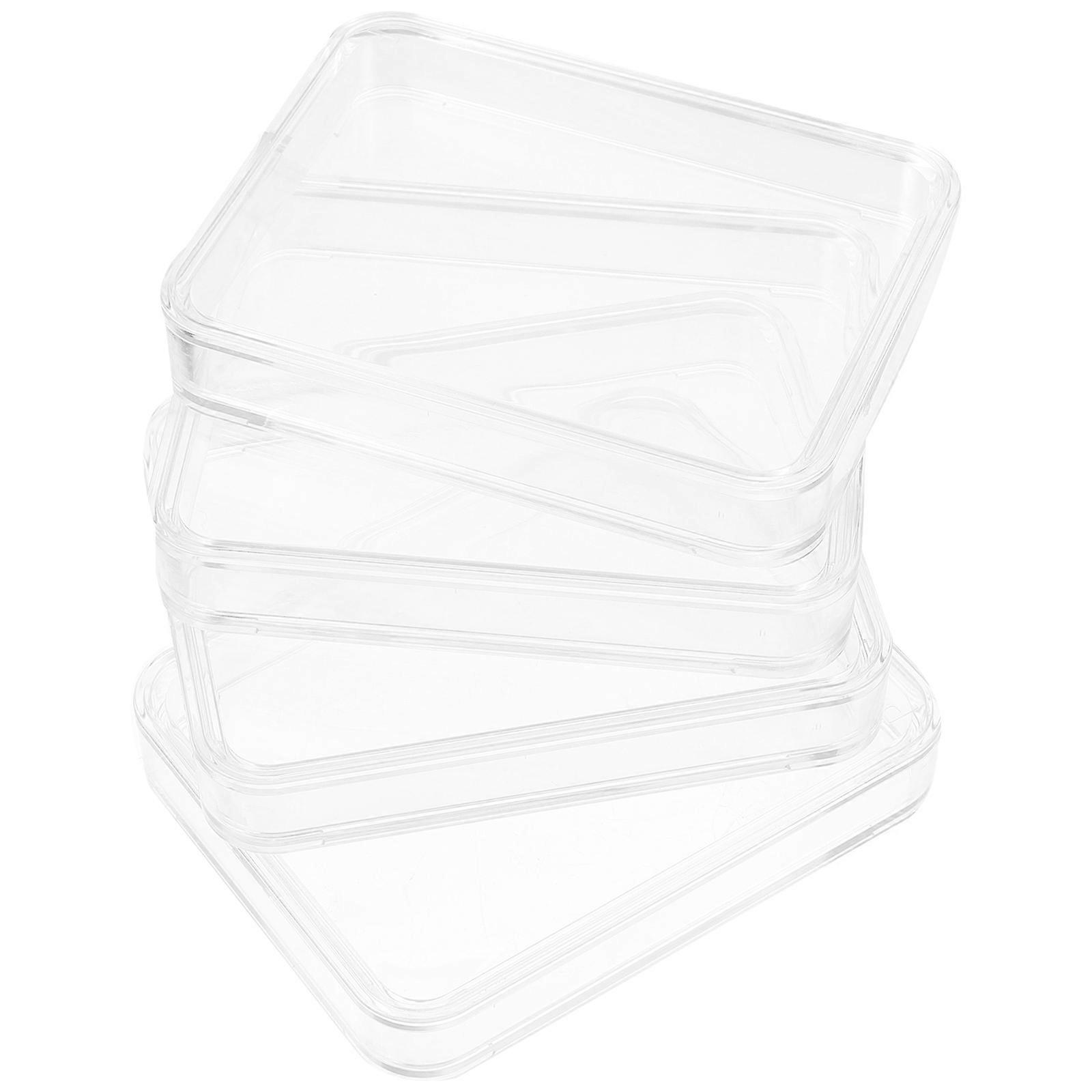 Square Coin Storage Box Set Of 4Pcs With And Simple Design For Coin Collection