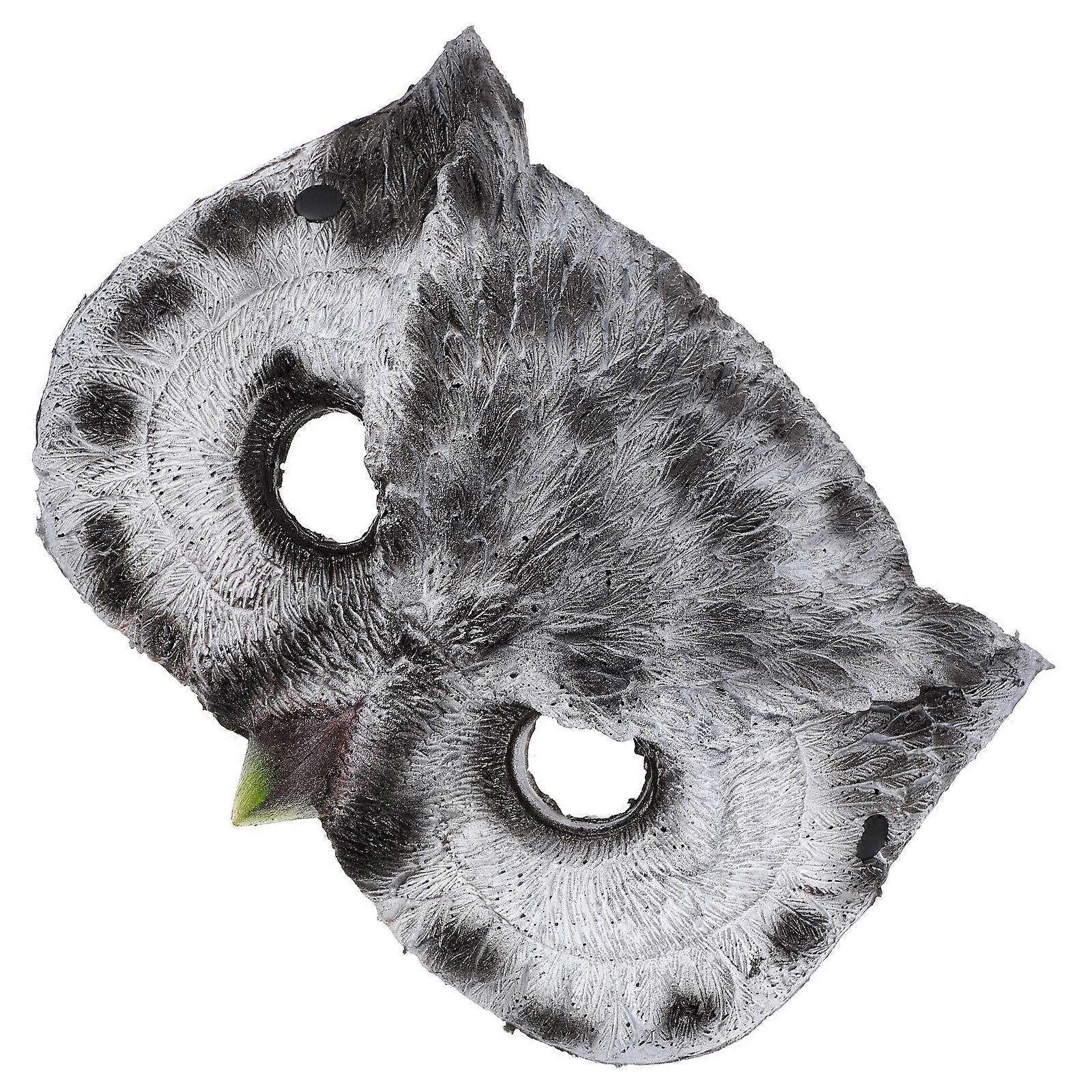 Masquerade Owl Mask Halloween Prop for Stage Performances and School Plays 1Set