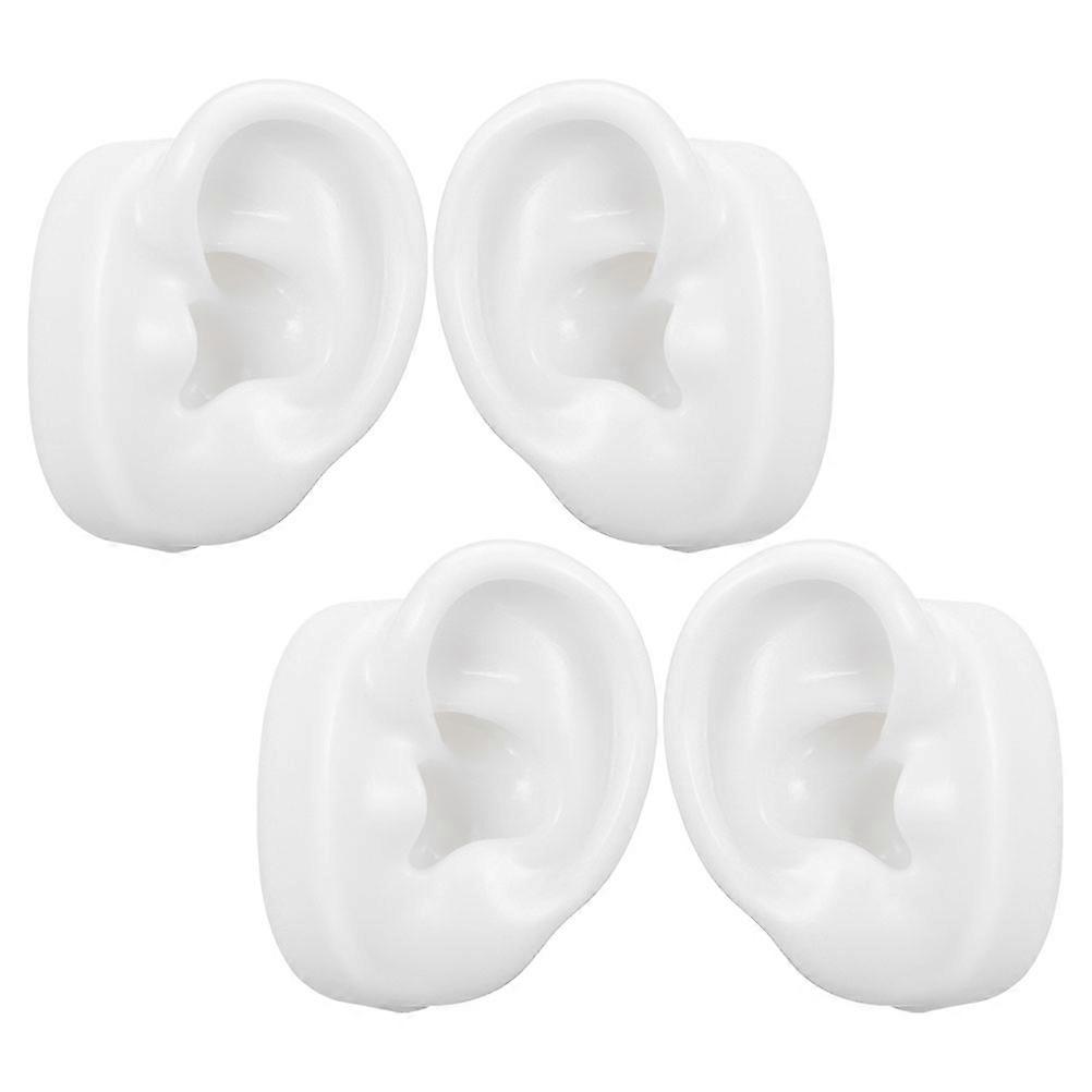 Silicone Body Parts Practice Models   Realistic Artificial Ears for Piercing Training, Jewelry Showcase, and Acupuncture Practice