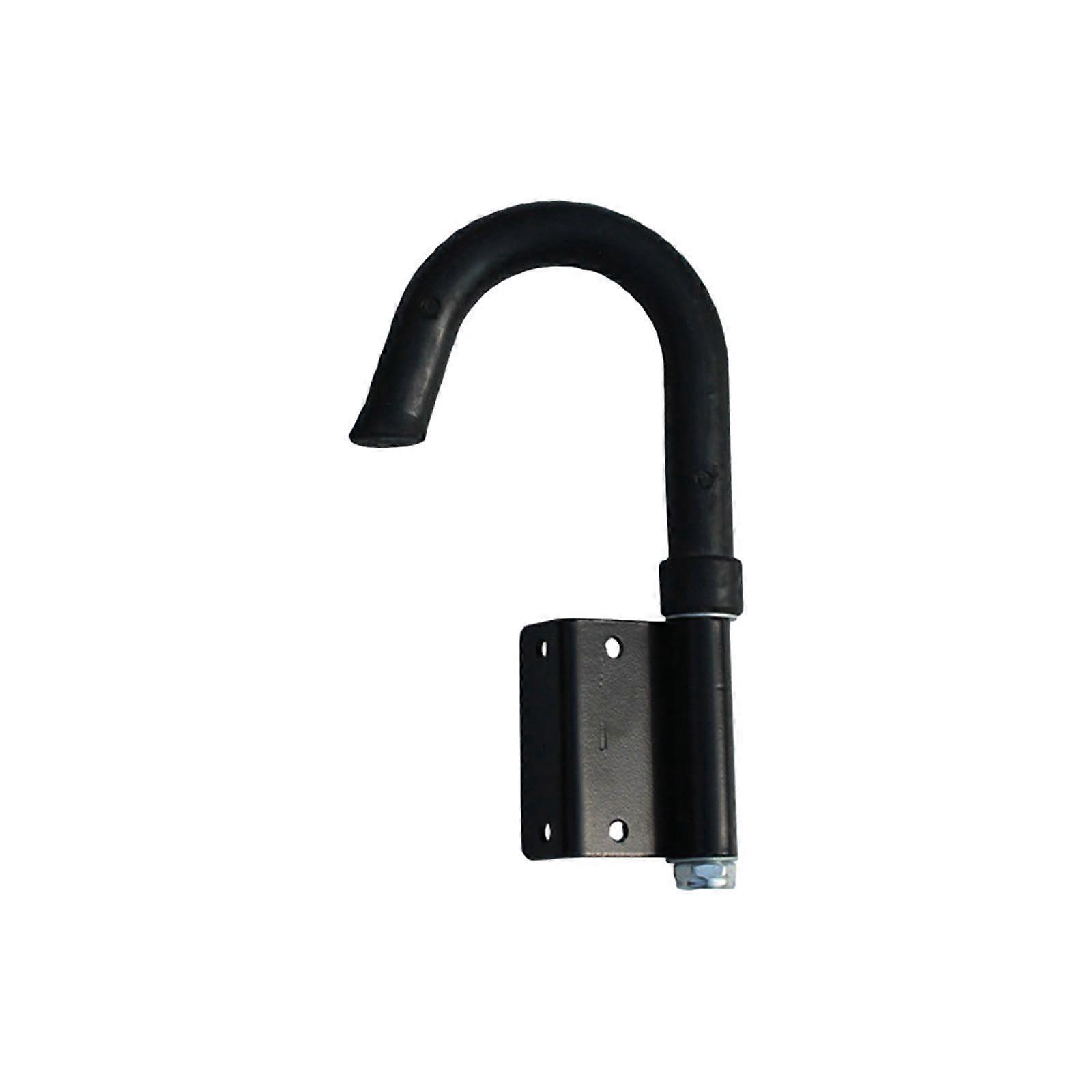 Telescopic ladder hooks, stabilizers, spacers, surface protection, for extension ladders