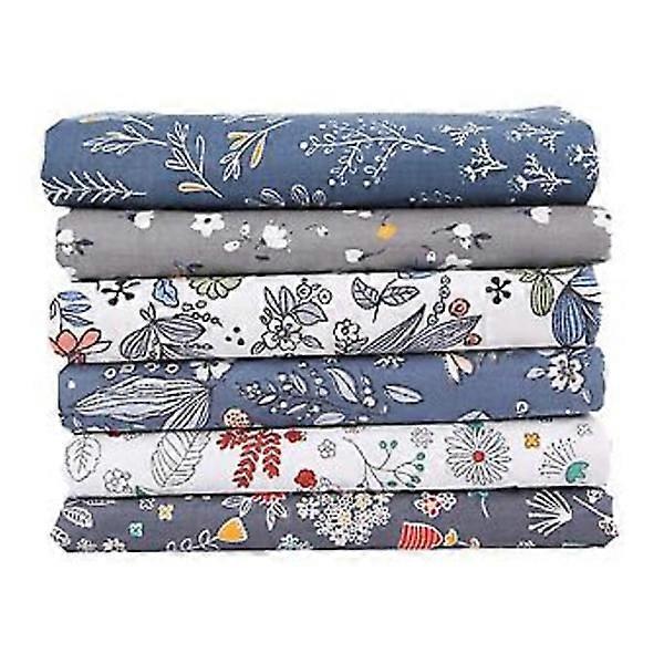6 pcs Craft Fa Bundle Patch, Sewing Patch Pattern Fabrics For Diy Scrapbo