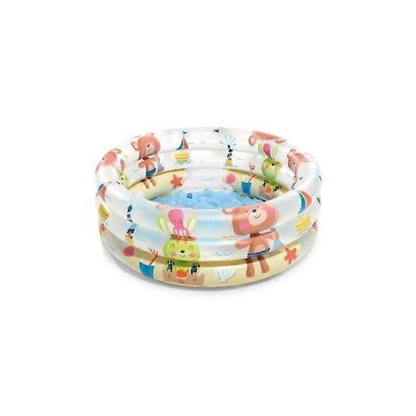 INTEX Baby pool 3-Ring 28l multicoloured