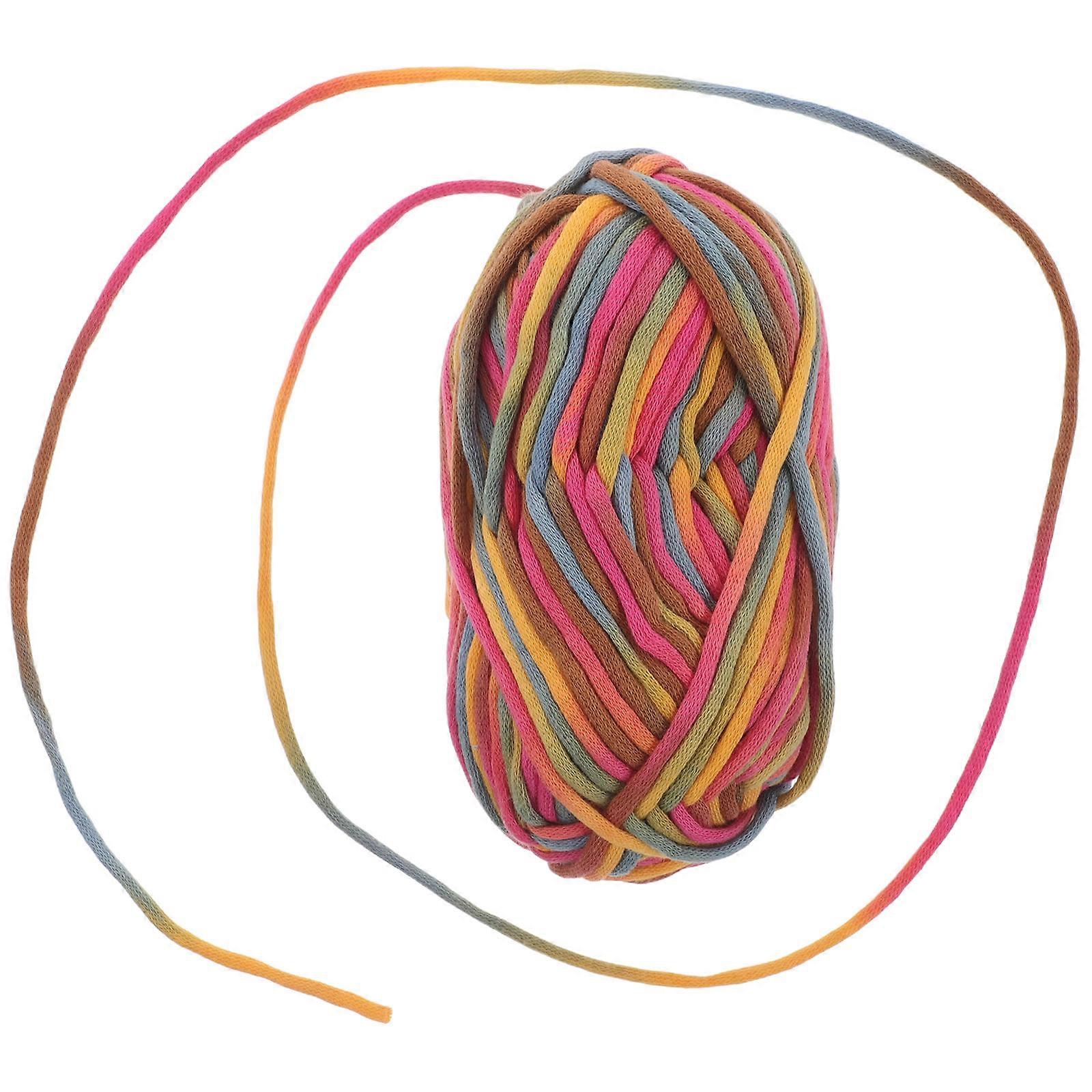 Rainbow Yarn for DIY T Shirt Yarn Suitable for Beginners Crocheting
