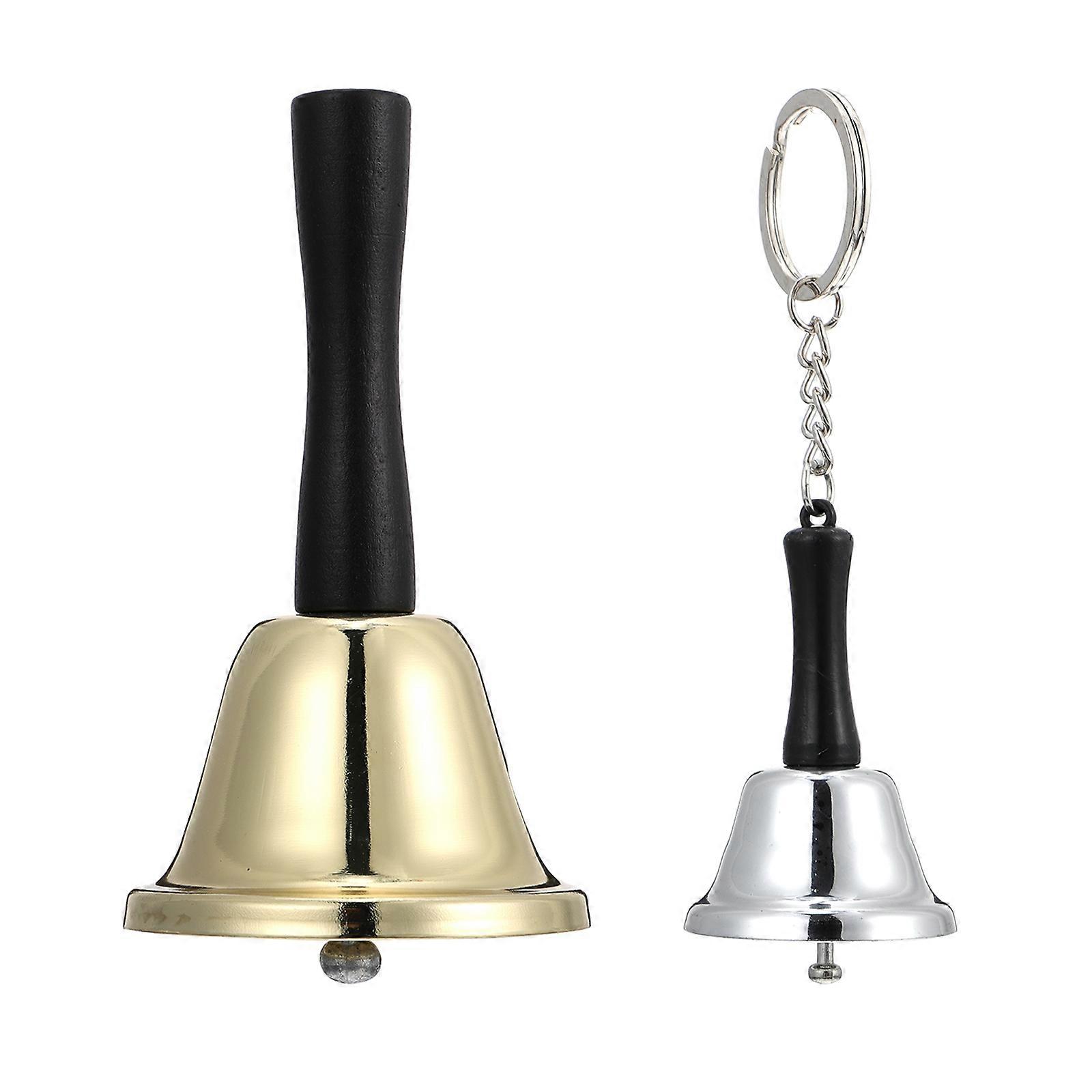 Hand Bell Toy for Kids Use with Synthetic Material and Safety Assurance Silver