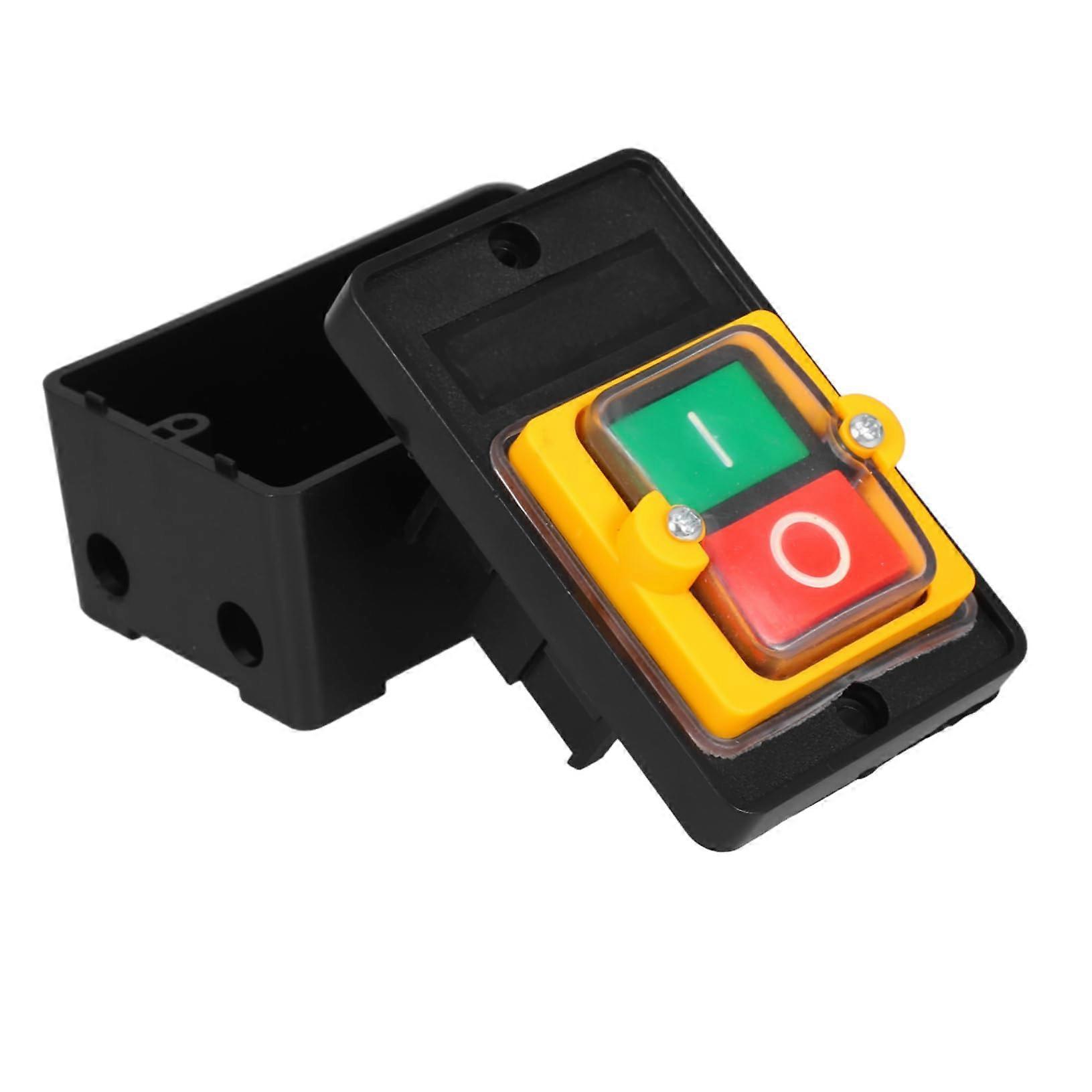 2 pieces waterproof selflocking switch waterproof push button industrial push button mechanical equipment switch startstop button