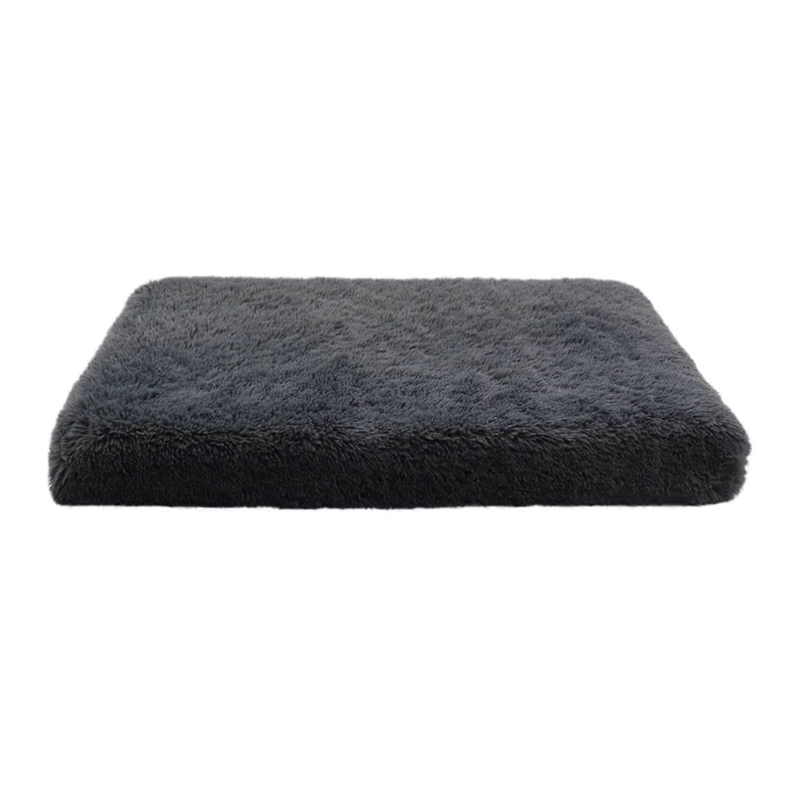 Square Long Plush Warm Dog Bed With Mats, Pet Kennel, Washable Sofa Bed For Pets