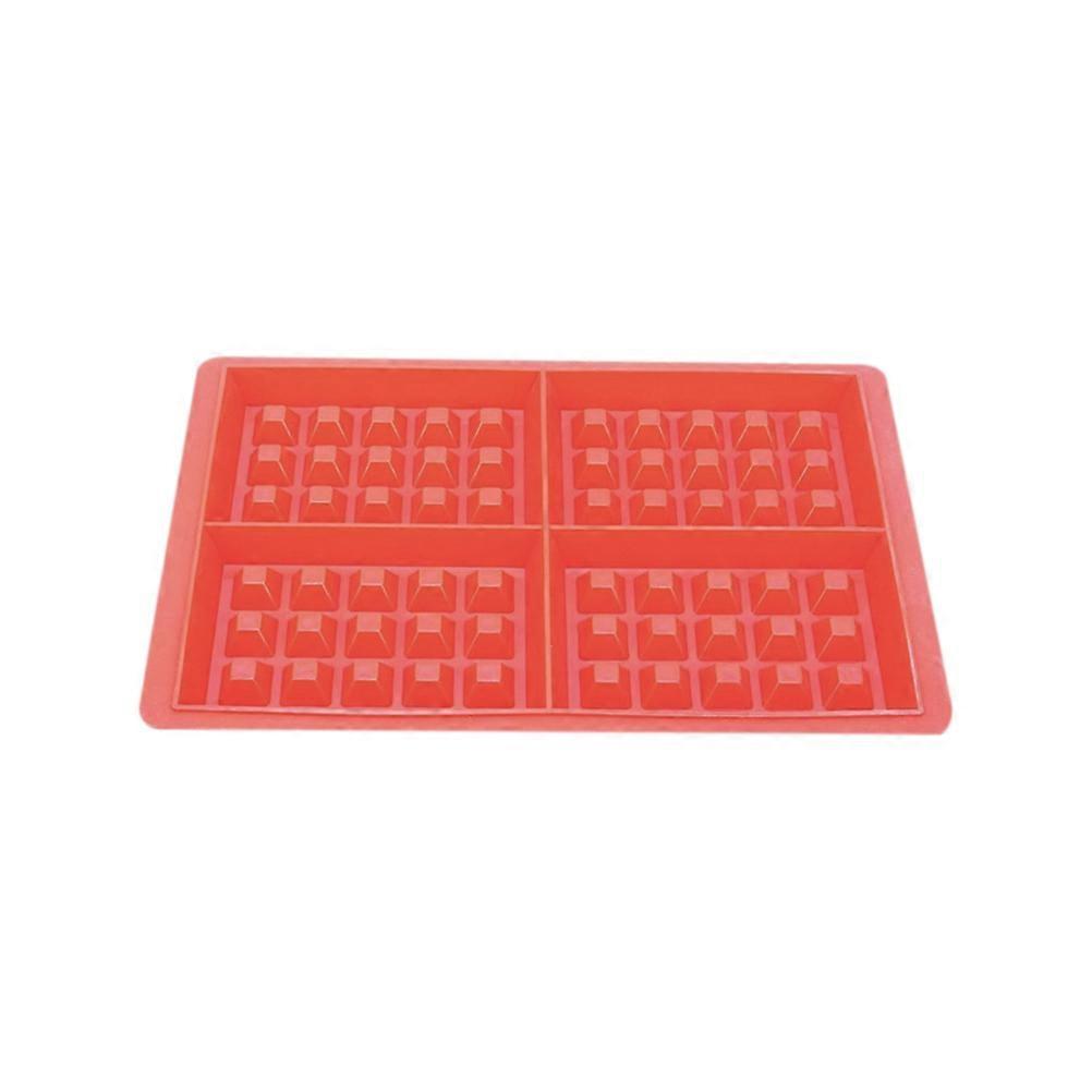 Square Waffle Maker Non-Stick Mould For Baker Dorm Life Sleek Design 1Set